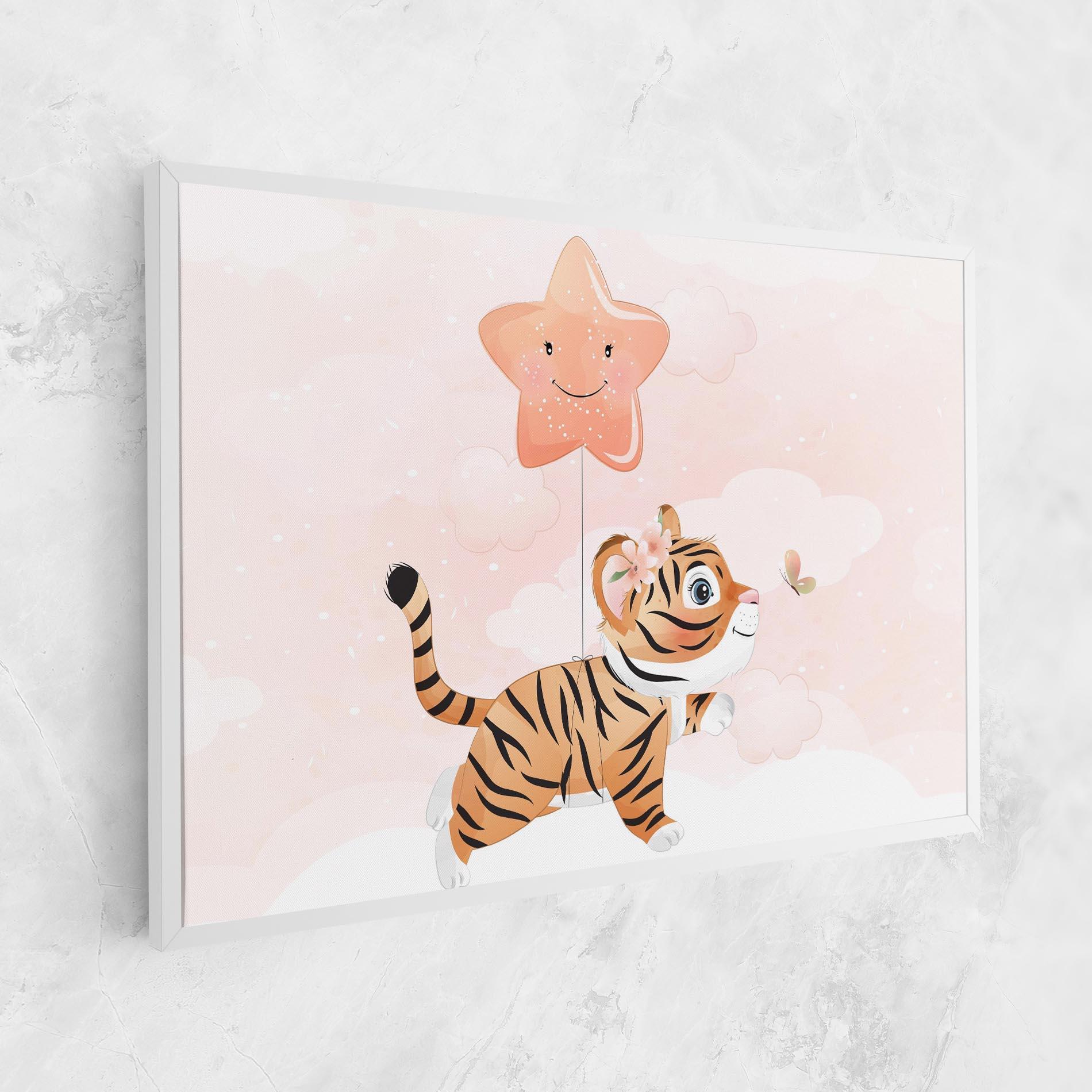 Obraz na Płótnie Baby Tiger Art mockup 1