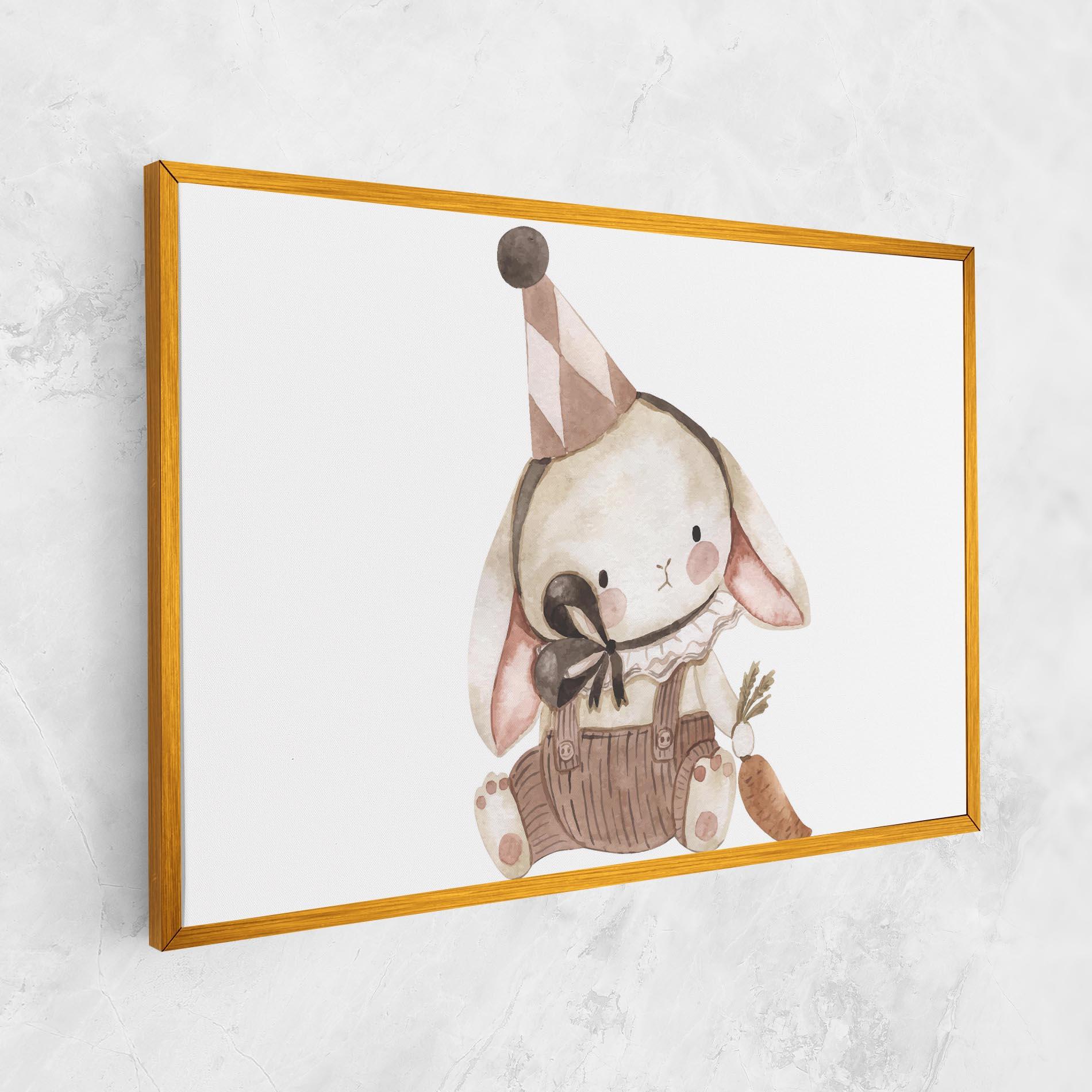 Obraz na Płótnie Baby Brown Rabbit mockup 1