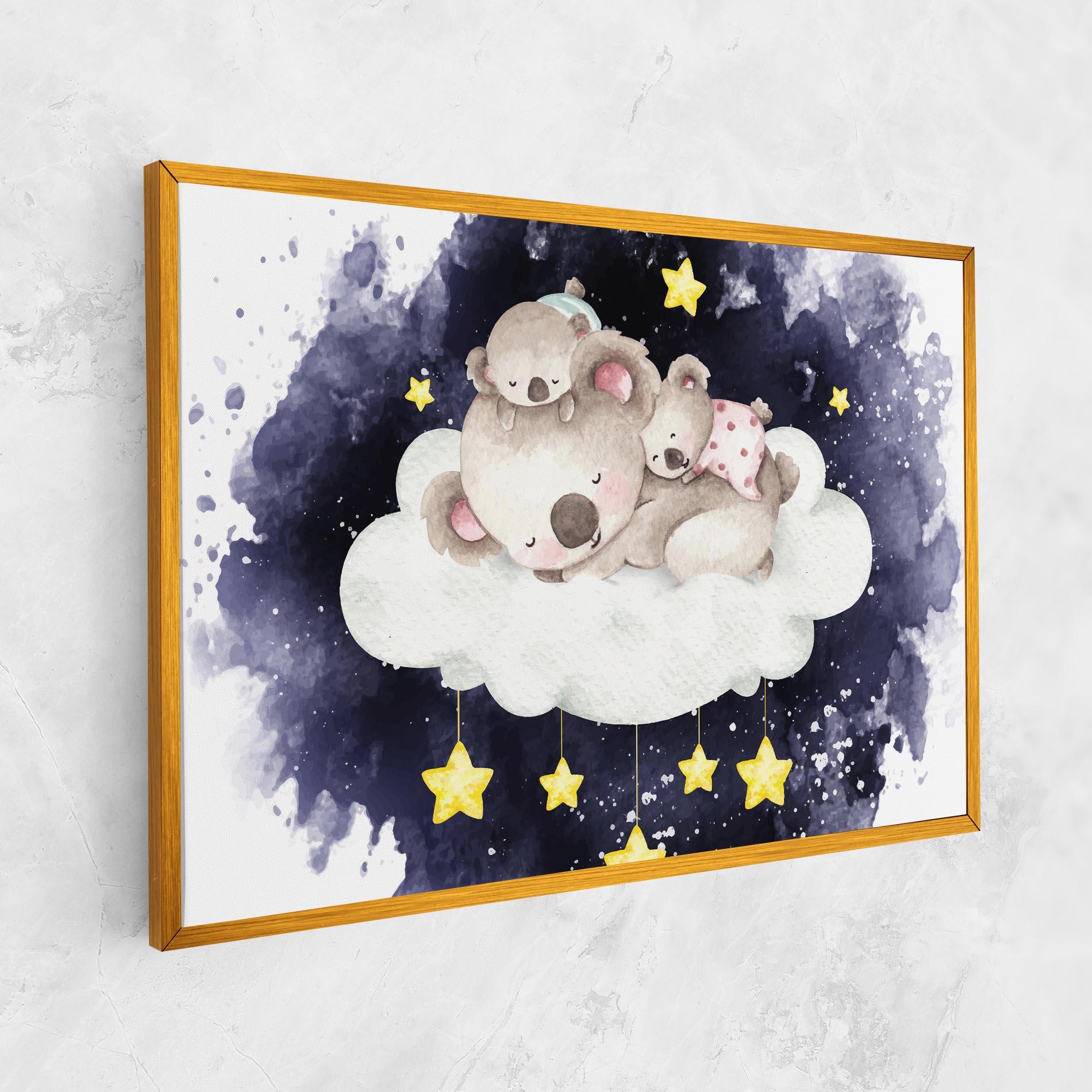 Obraz na Płótnie Baby Koala Sleeping mockup 1