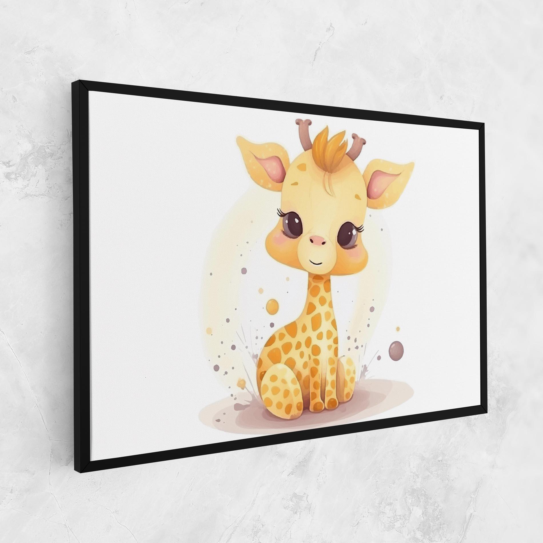 Obraz na Płótnie Adorable Giraffe mockup 1