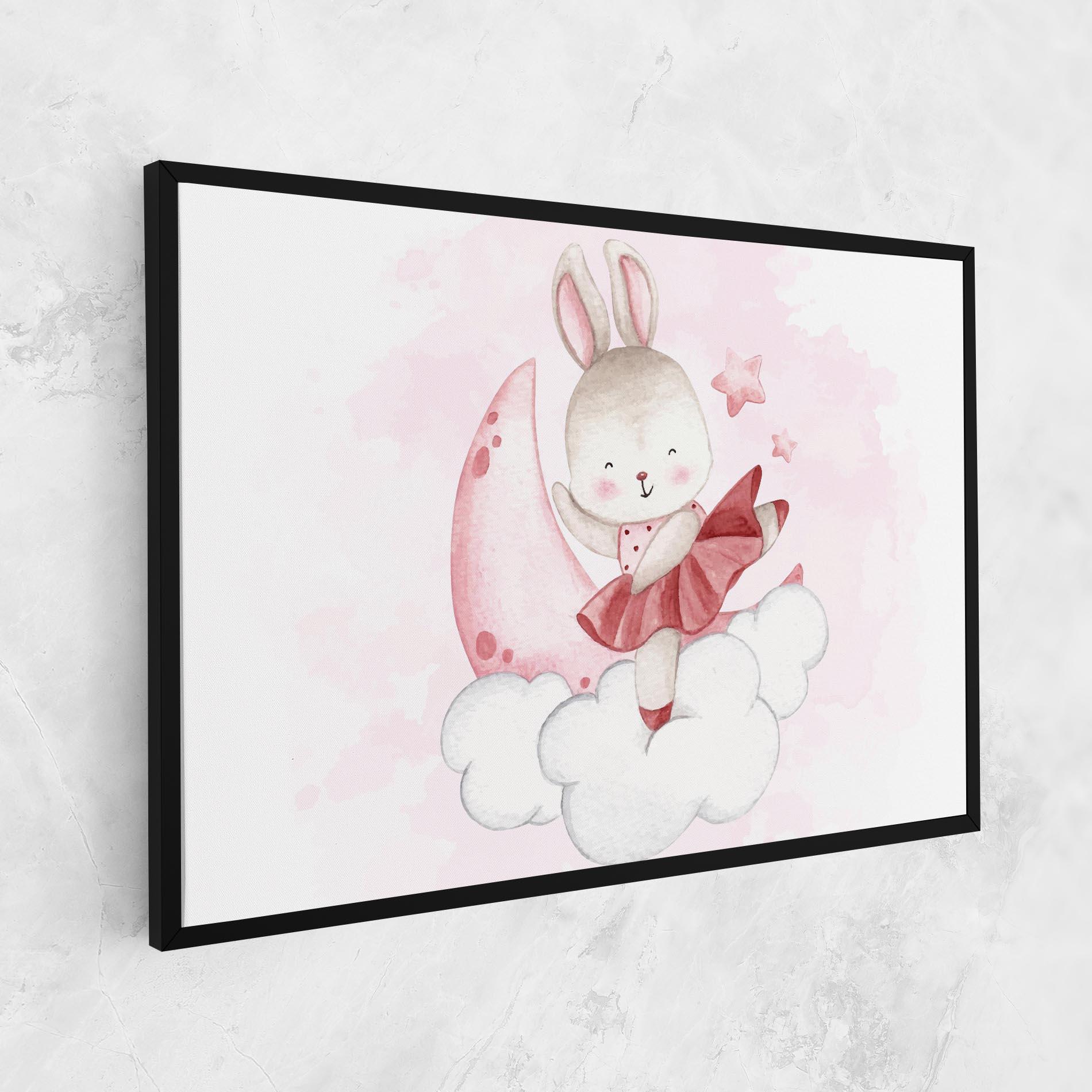 Obraz na Płótnie Ballerina Rabbit mockup 1