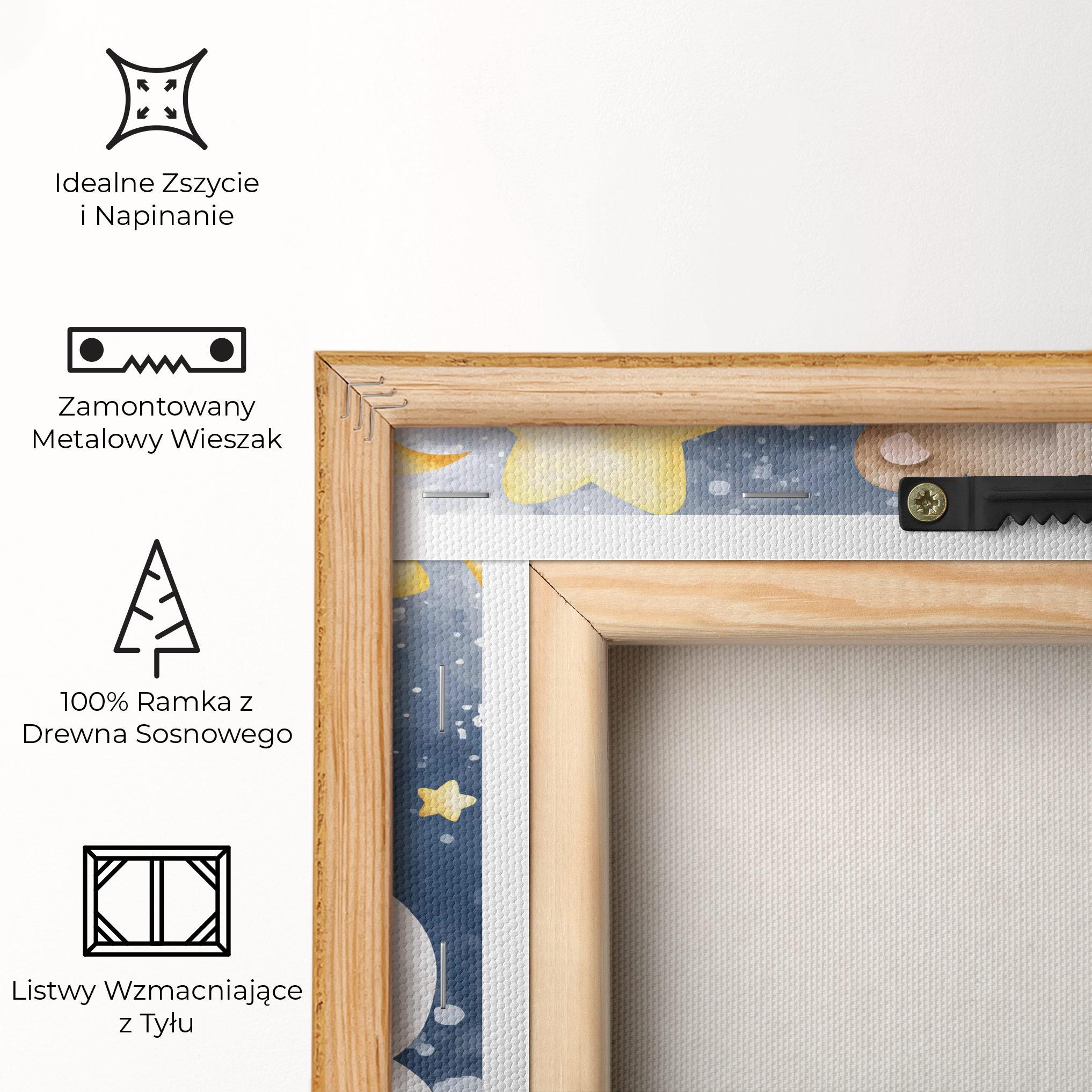 Obraz na Płótnie Bear Cloud Star mockup 5