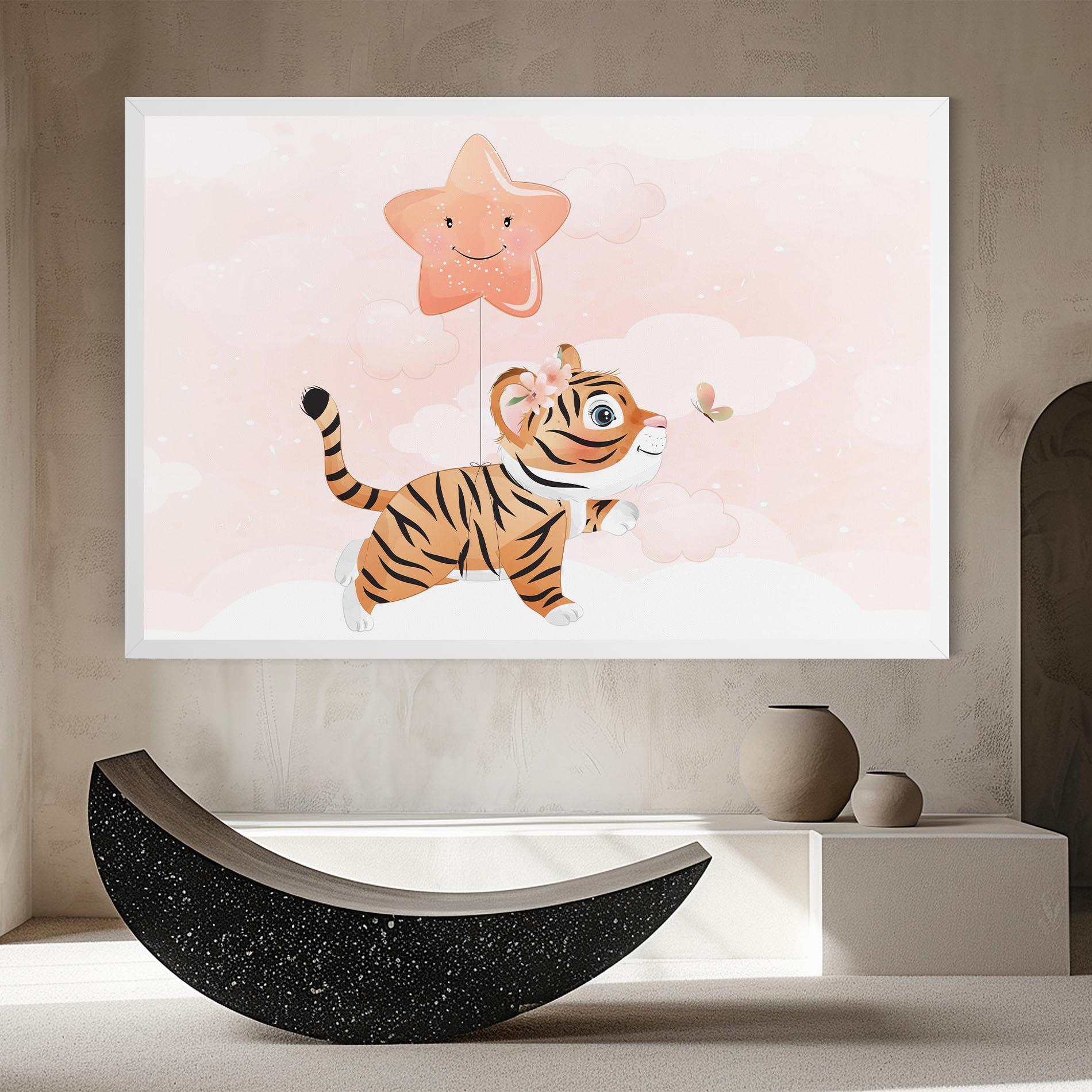 Obraz na Płótnie Baby Tiger Art mockup 8