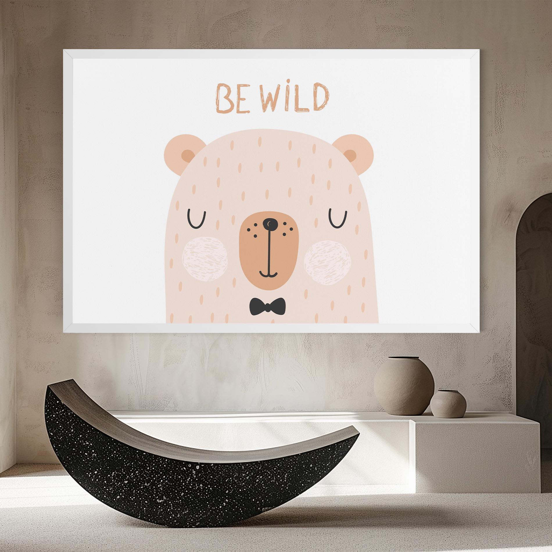 Obraz na Płótnie Bear Be Wild mockup 8