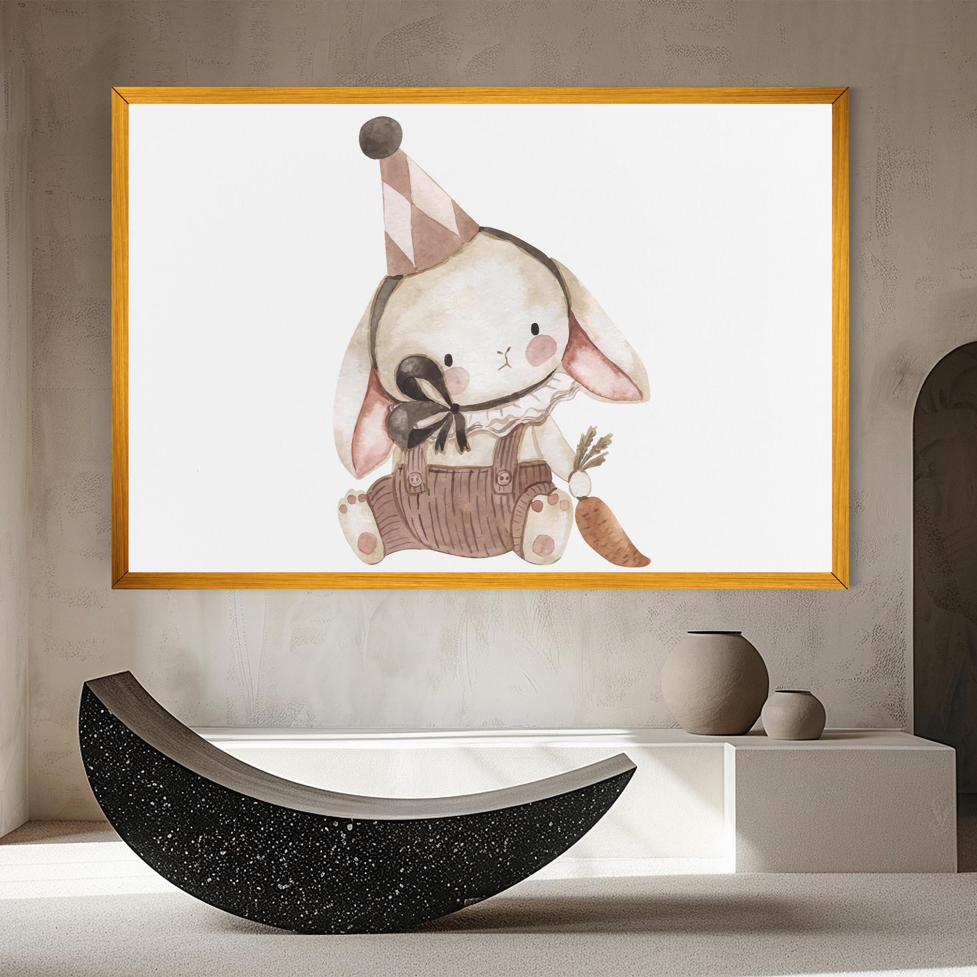 Obraz na Płótnie Baby Brown Rabbit mockup 8