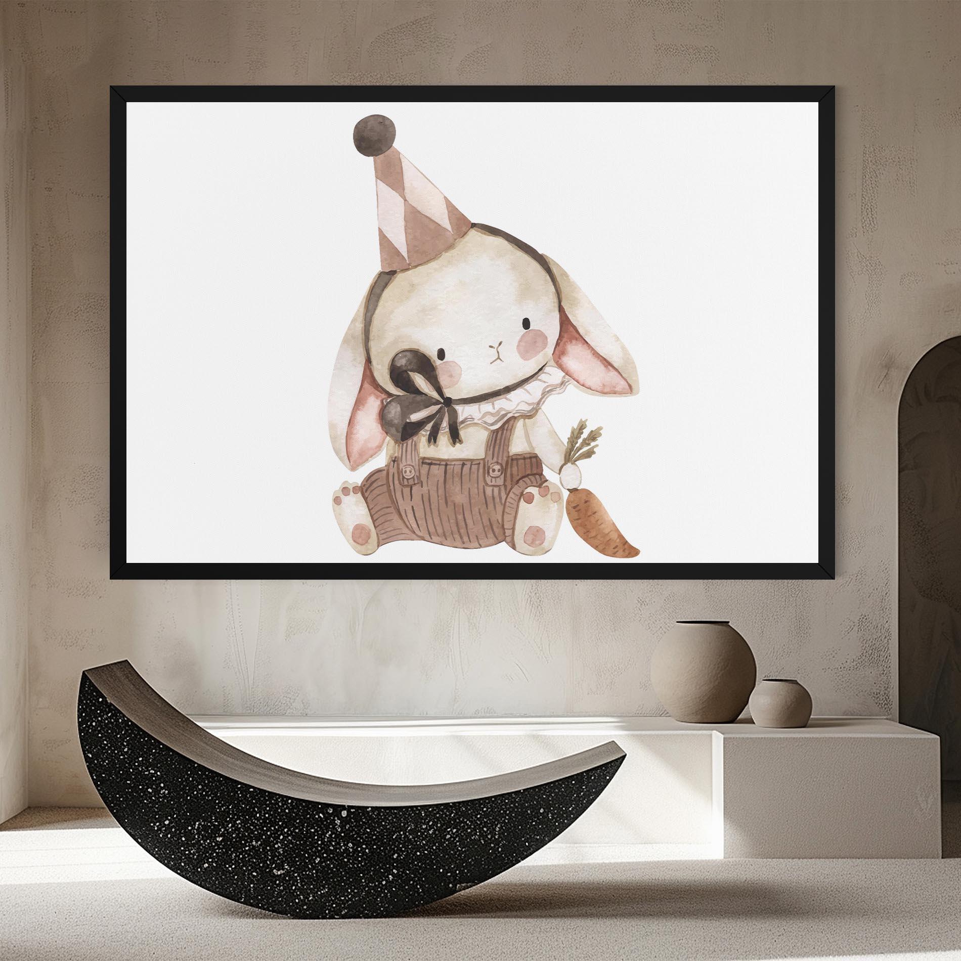 Obraz na Płótnie Baby Brown Rabbit mockup 8