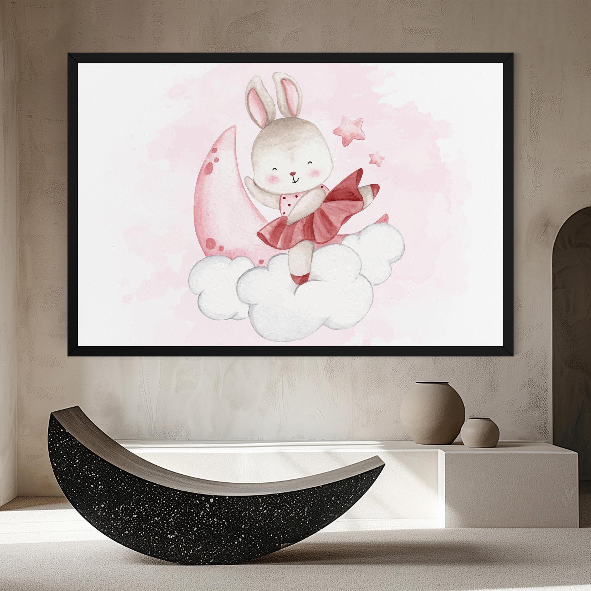 Obraz na Płótnie Ballerina Rabbit mockup 8
