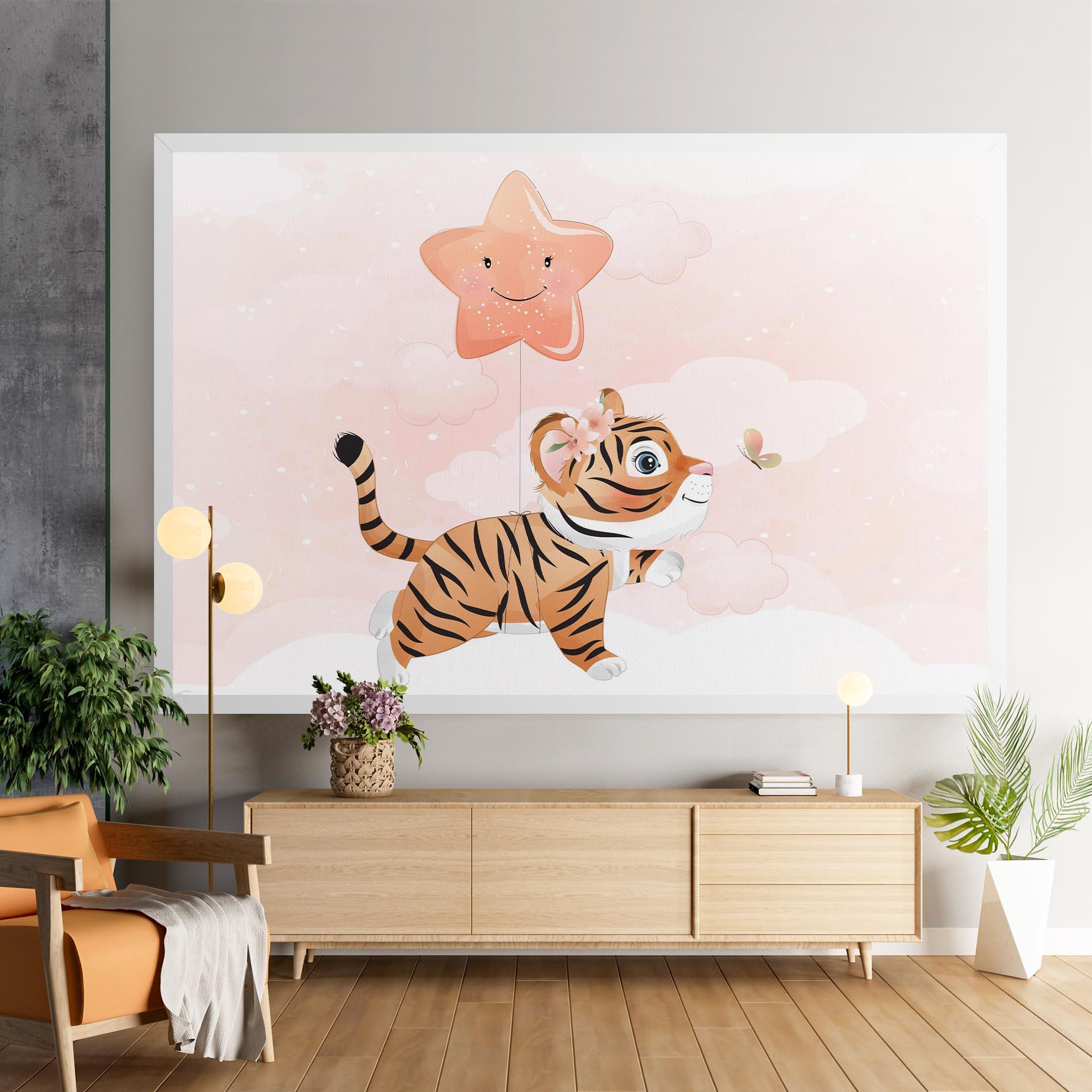 Obraz na Płótnie Baby Tiger Art mockup 9