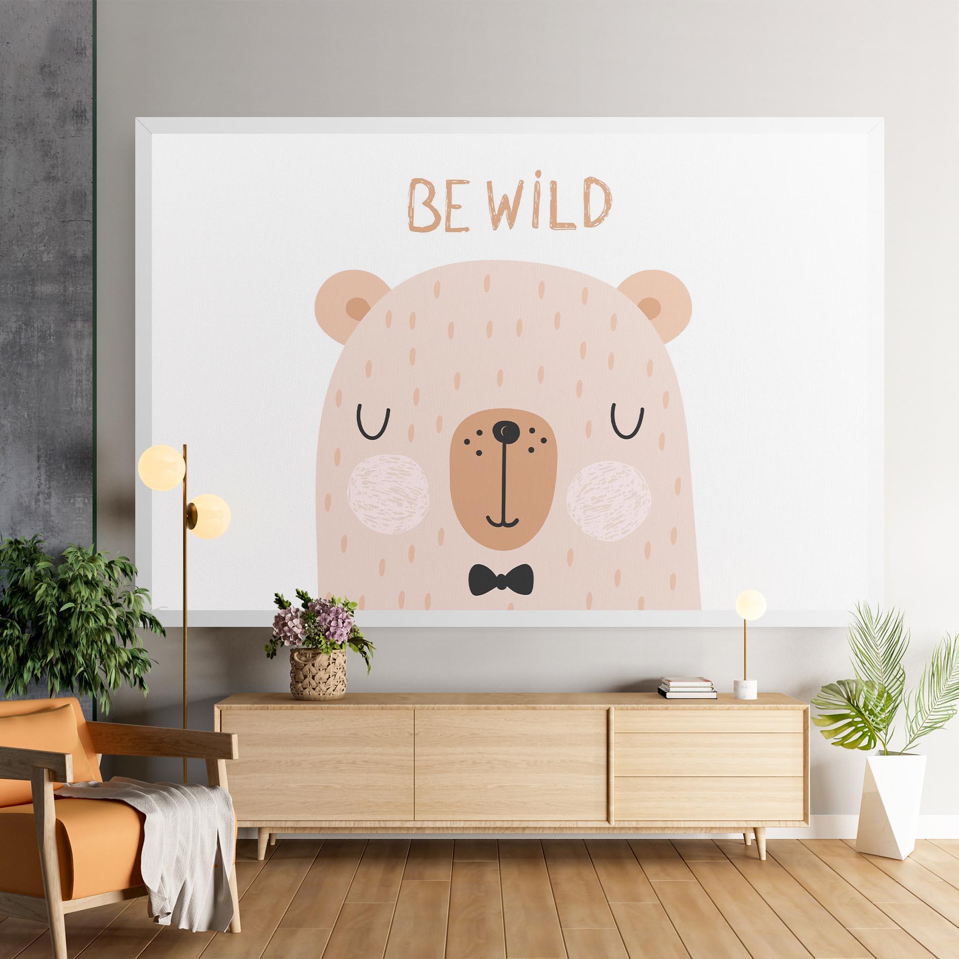 Obraz na Płótnie Bear Be Wild mockup 9