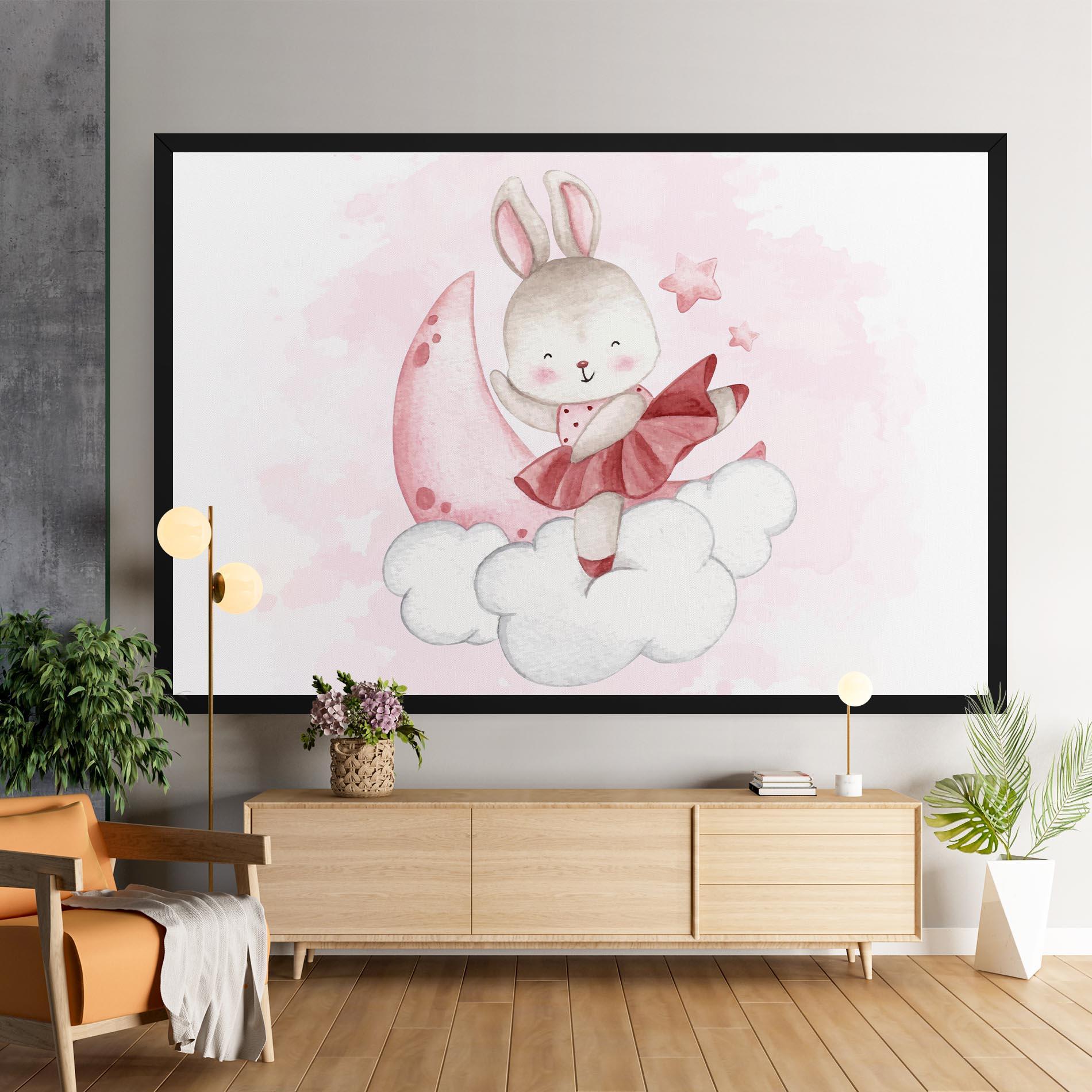 Obraz na Płótnie Ballerina Rabbit mockup 9
