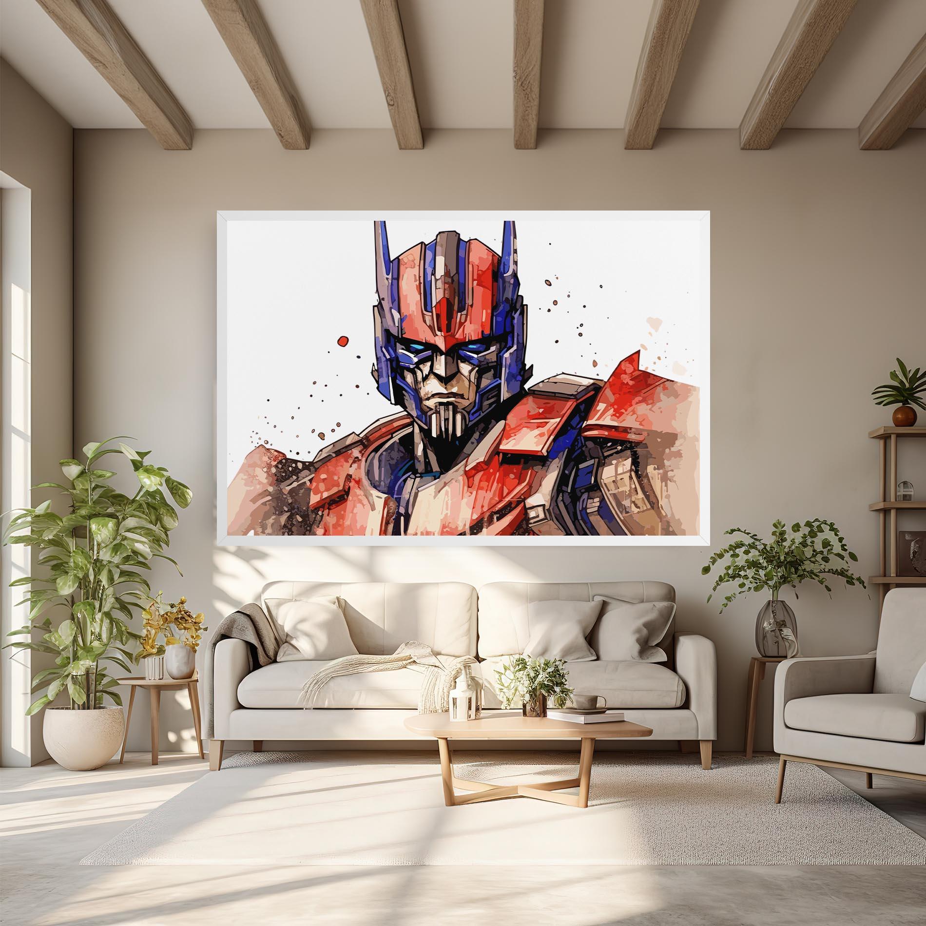 Obraz na Płótnie Optimus Prime mockup 6