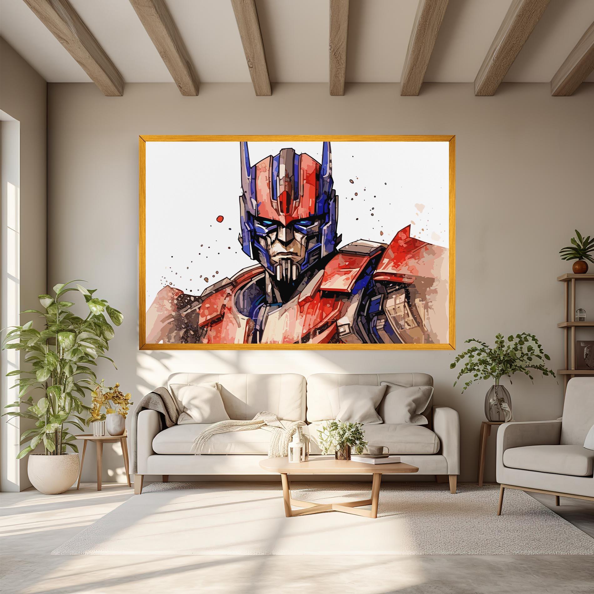 Obraz na Płótnie Optimus Prime mockup 6