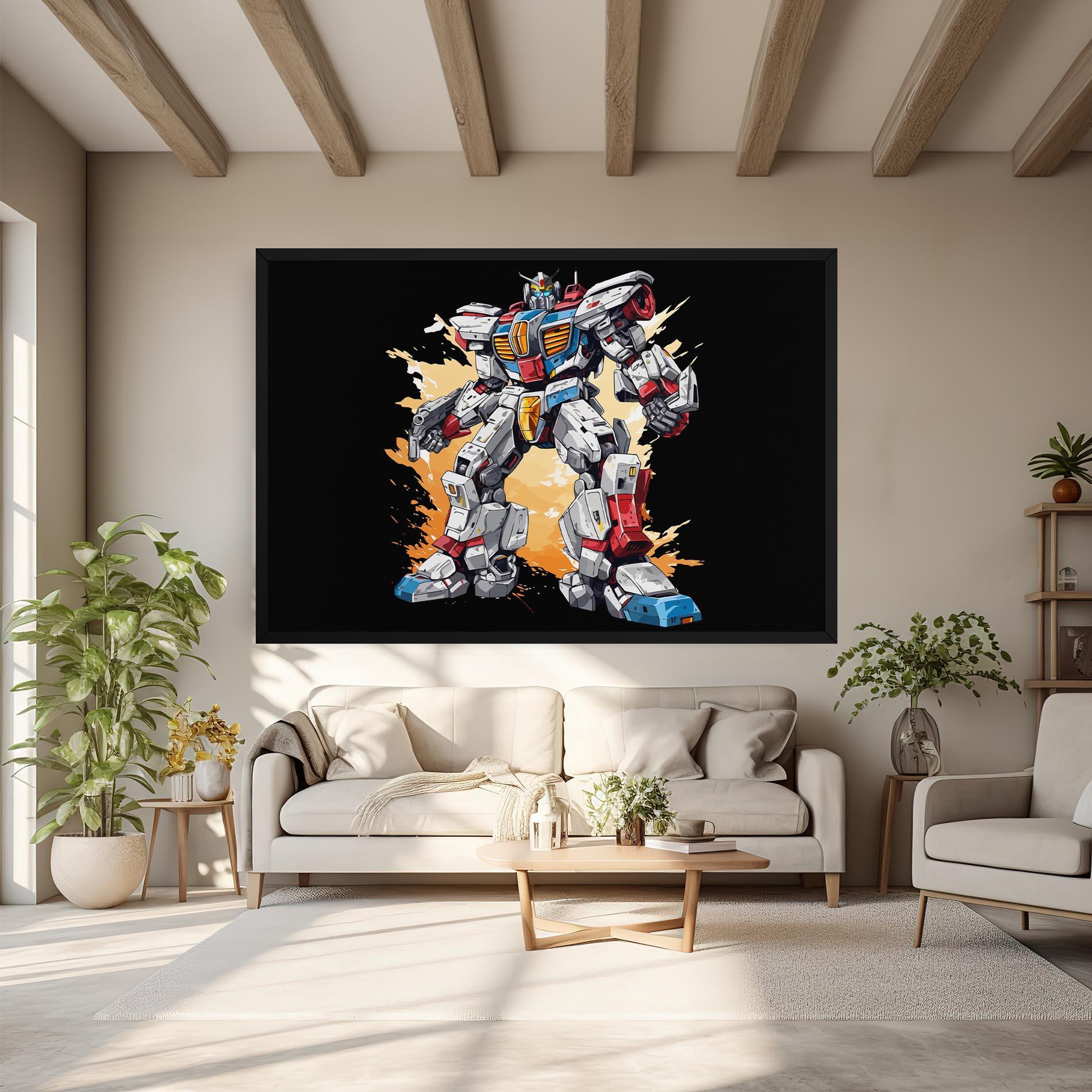 Obraz na Płótnie Crazy Robot mockup 6