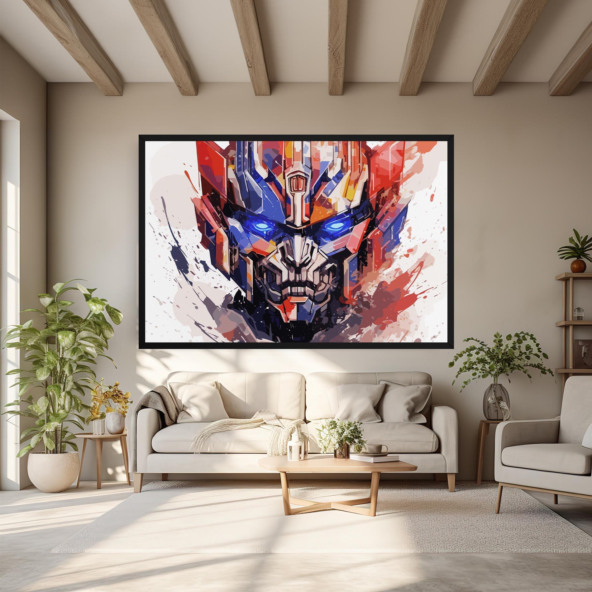 Obraz na Płótnie Optimus Prime Art mockup 6