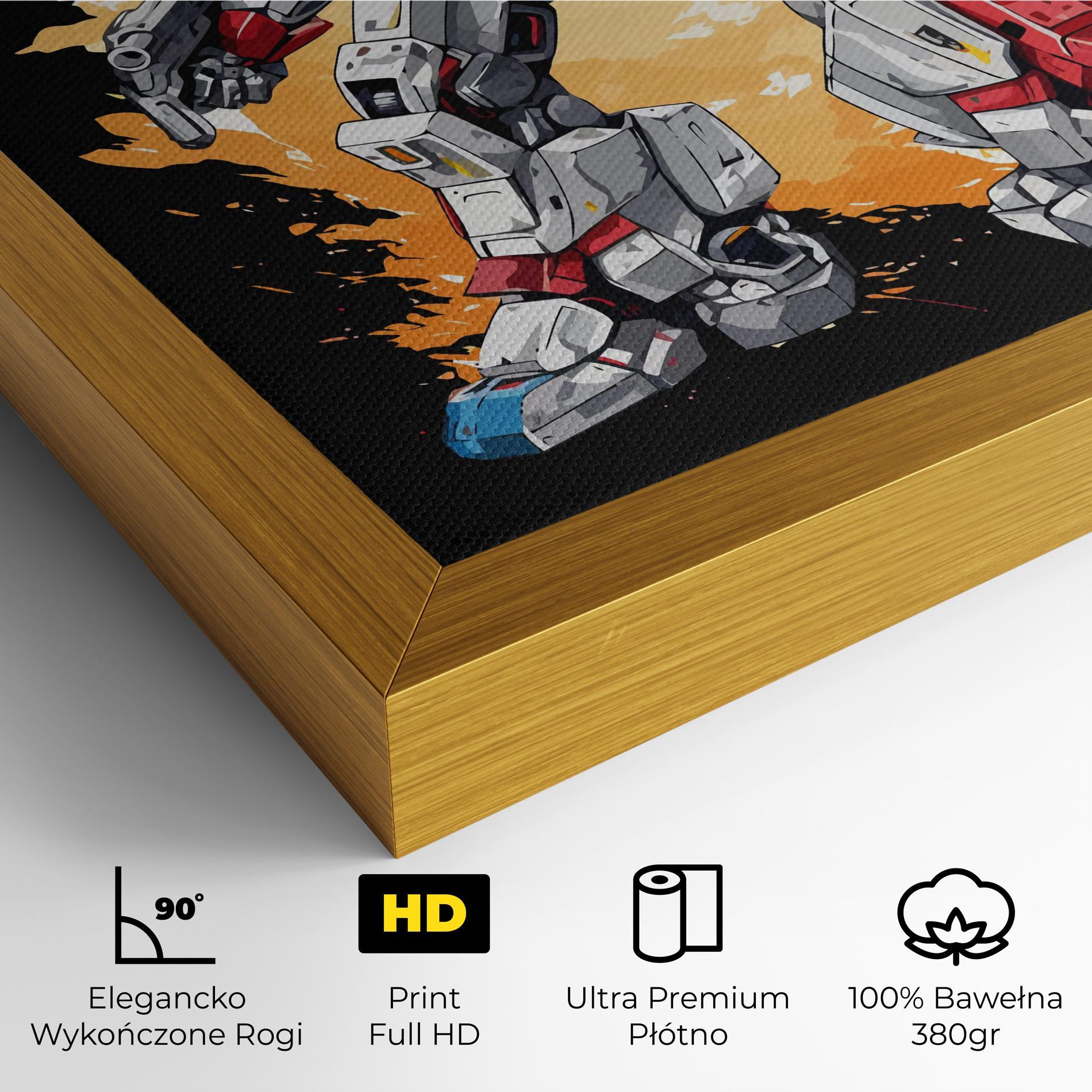 Obraz na Płótnie Crazy Robot mockup 4