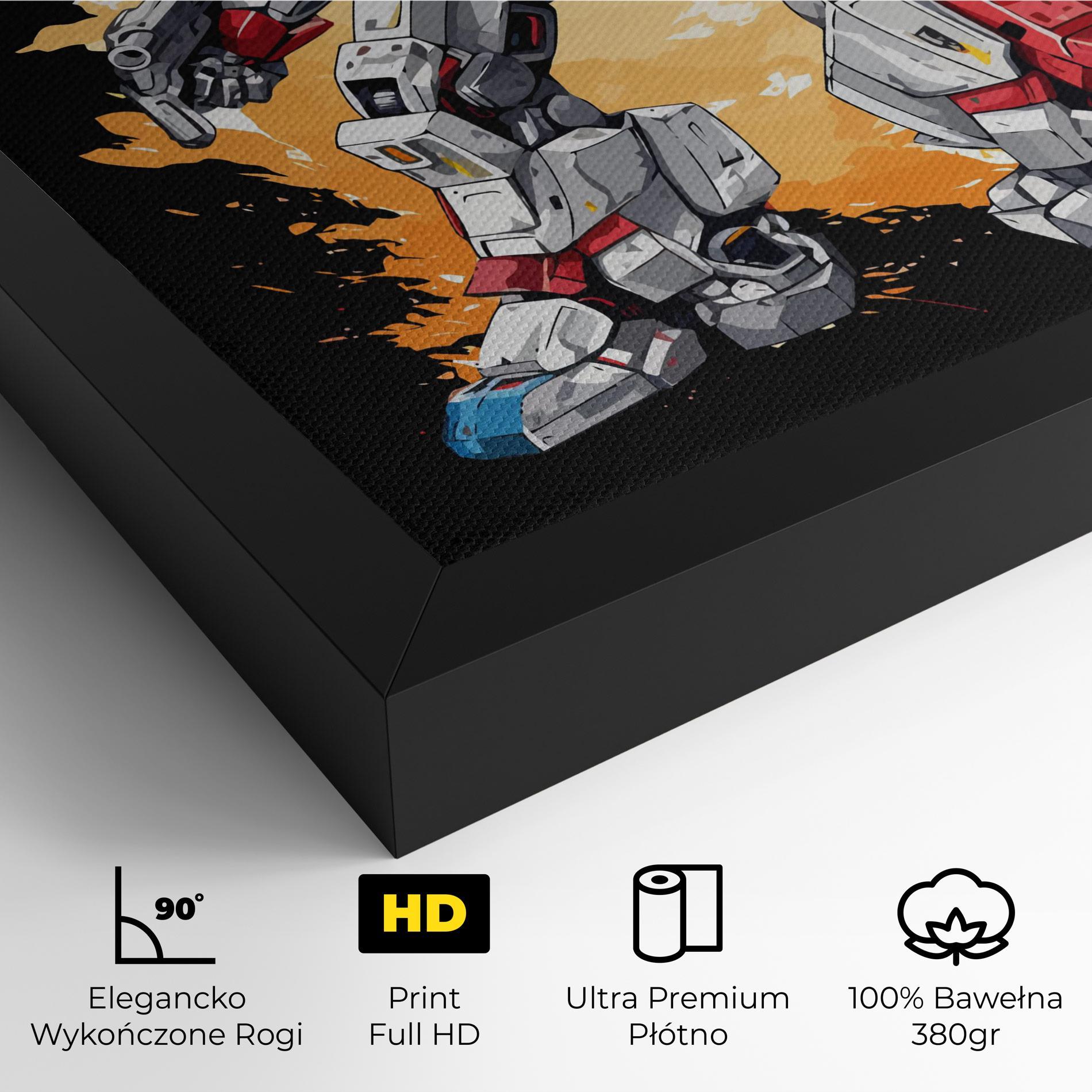 Obraz na Płótnie Crazy Robot mockup 4