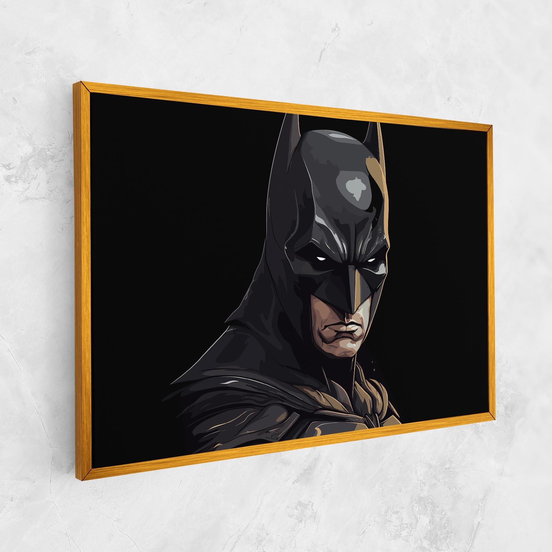 Obraz na Płótnie Angry Batman mockup 1