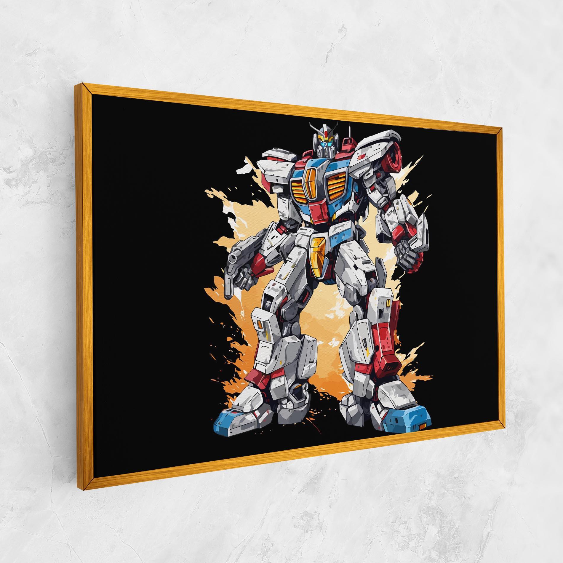 Obraz na Płótnie Crazy Robot mockup 1