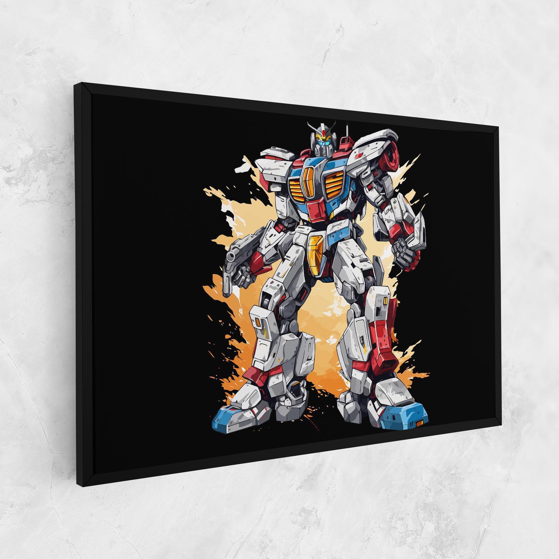 Obraz na Płótnie Crazy Robot mockup 1