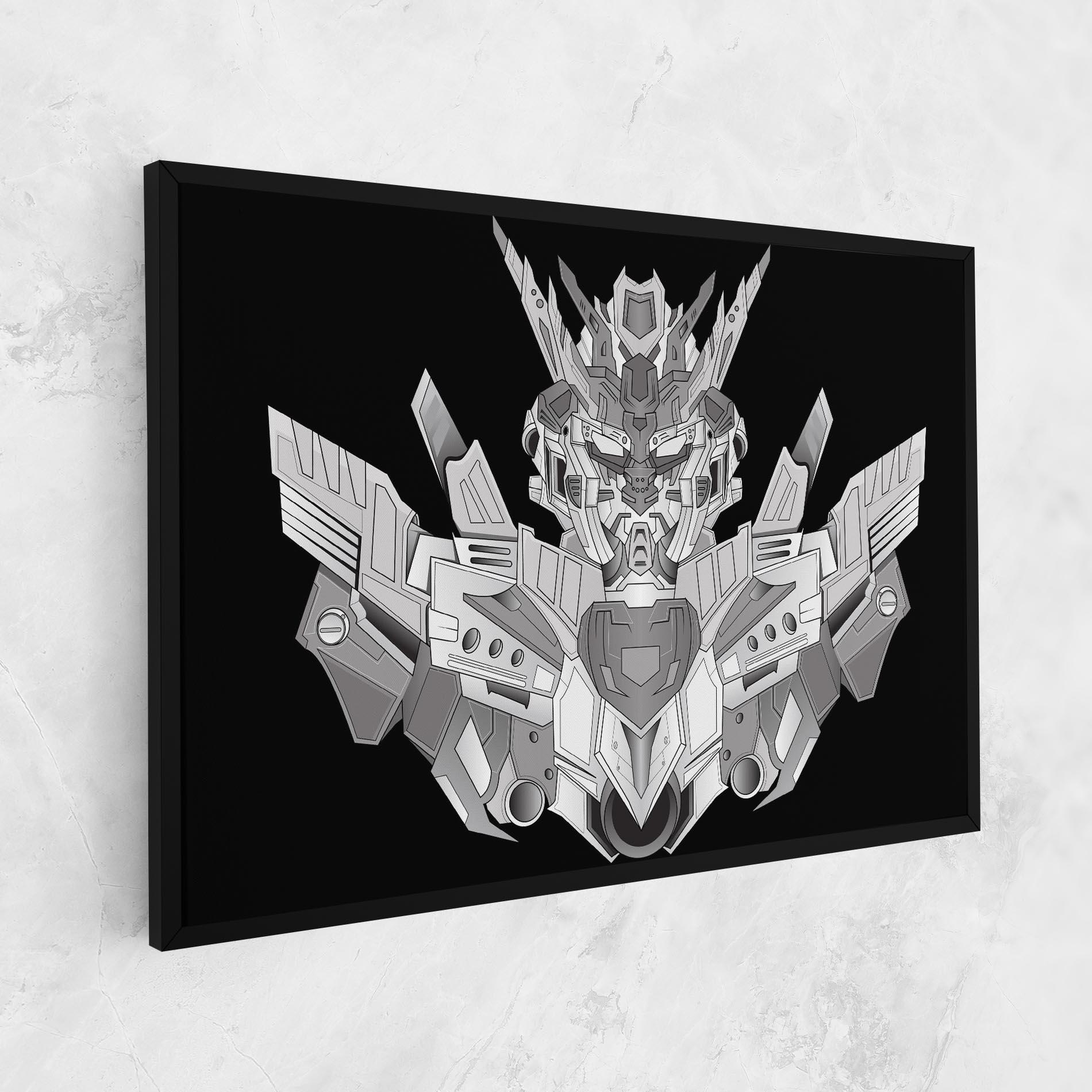 Obraz na Płótnie Grey Robot mockup 1