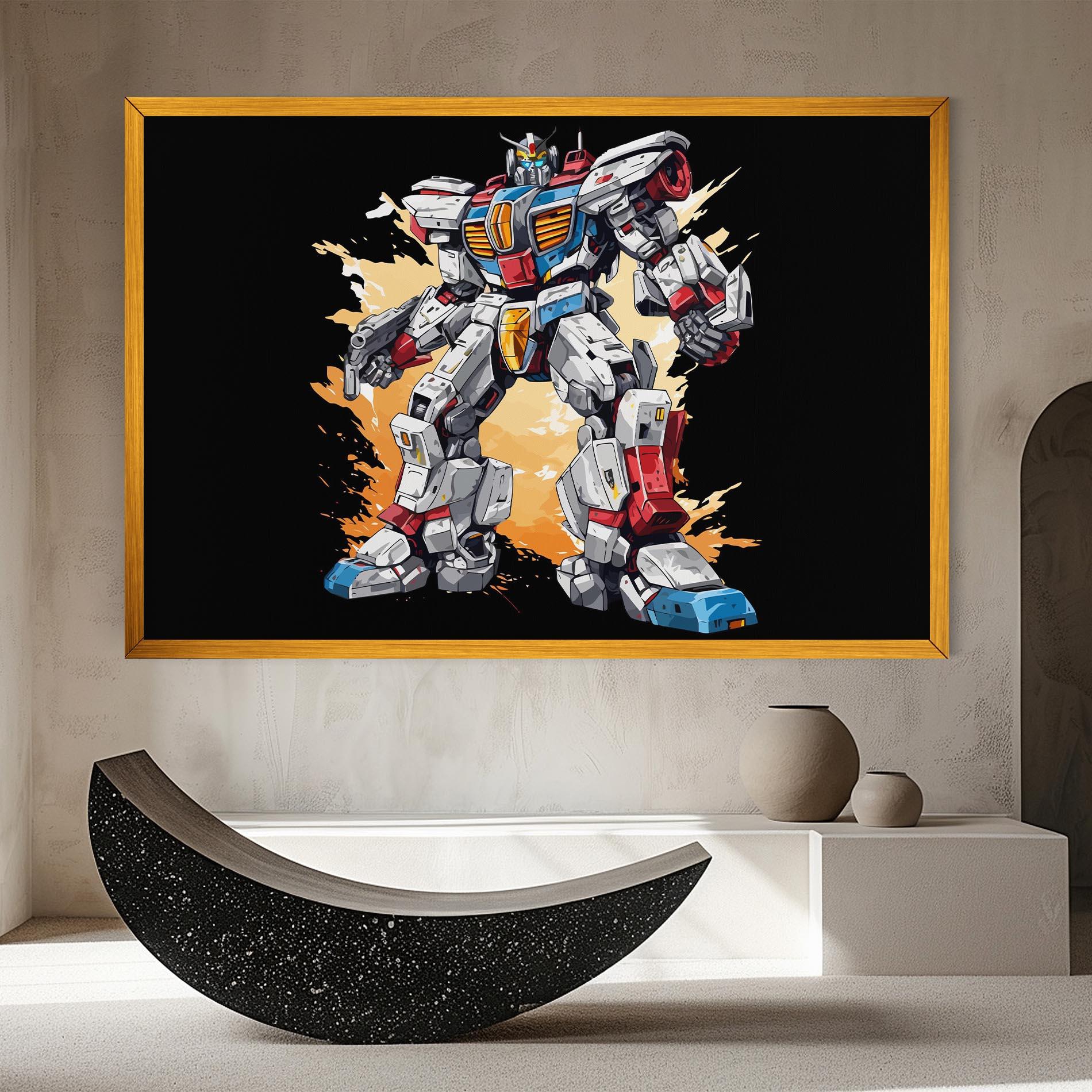 Obraz na Płótnie Crazy Robot mockup 8