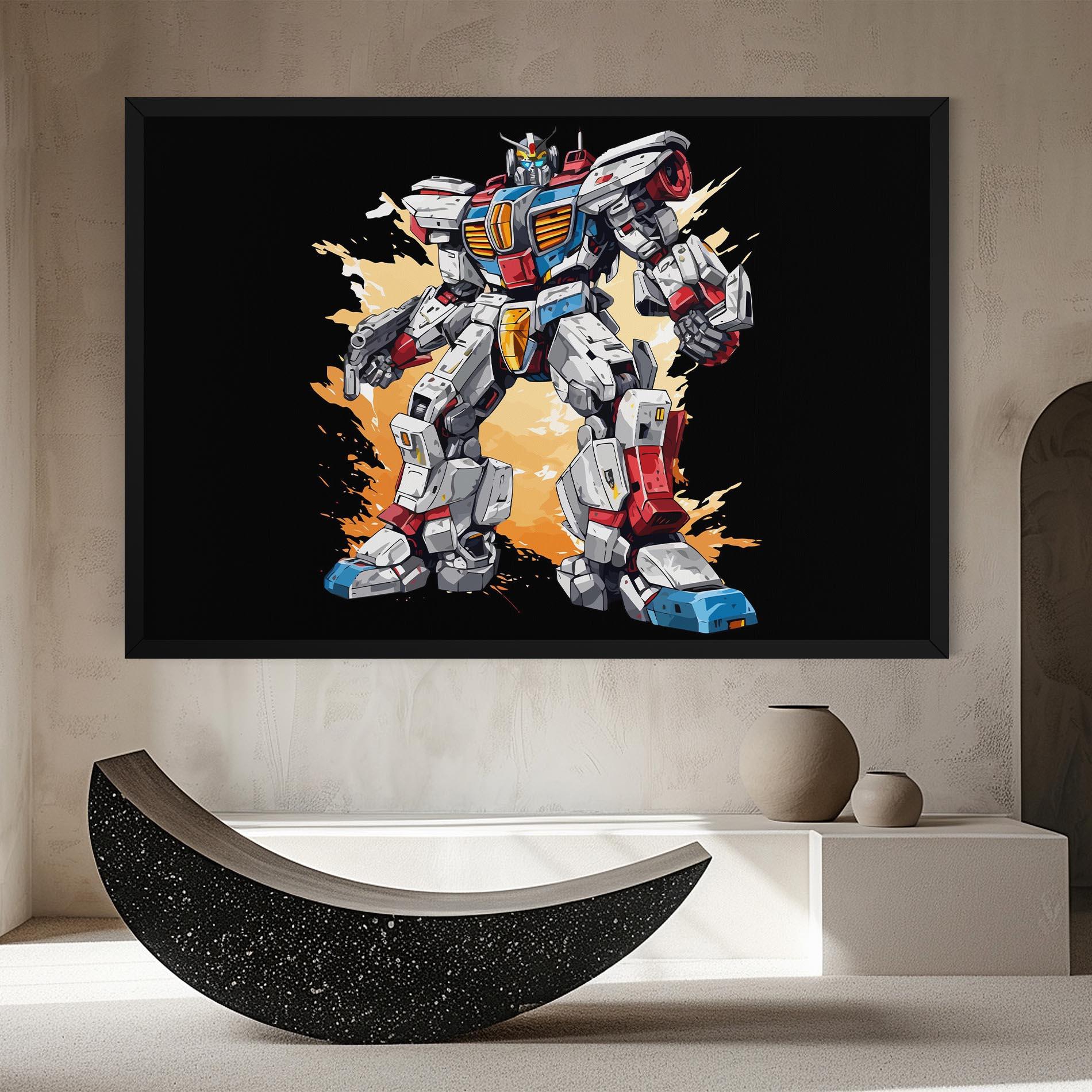 Obraz na Płótnie Crazy Robot mockup 8