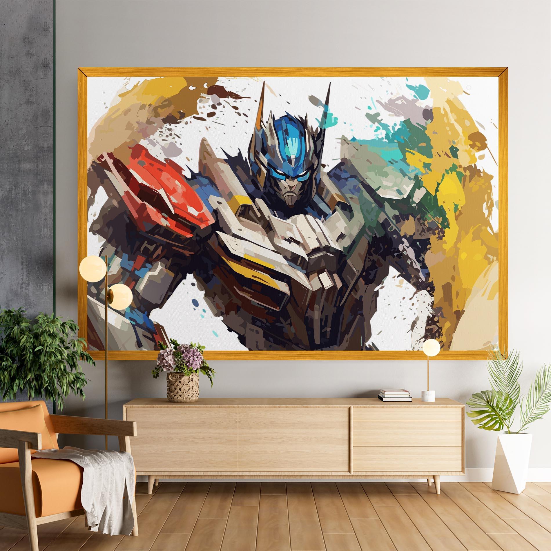 Obraz na Płótnie Transformers Splash mockup 9