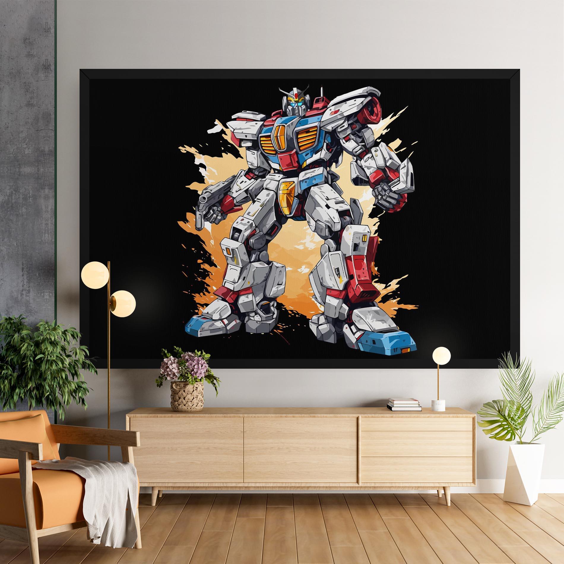 Obraz na Płótnie Crazy Robot mockup 9