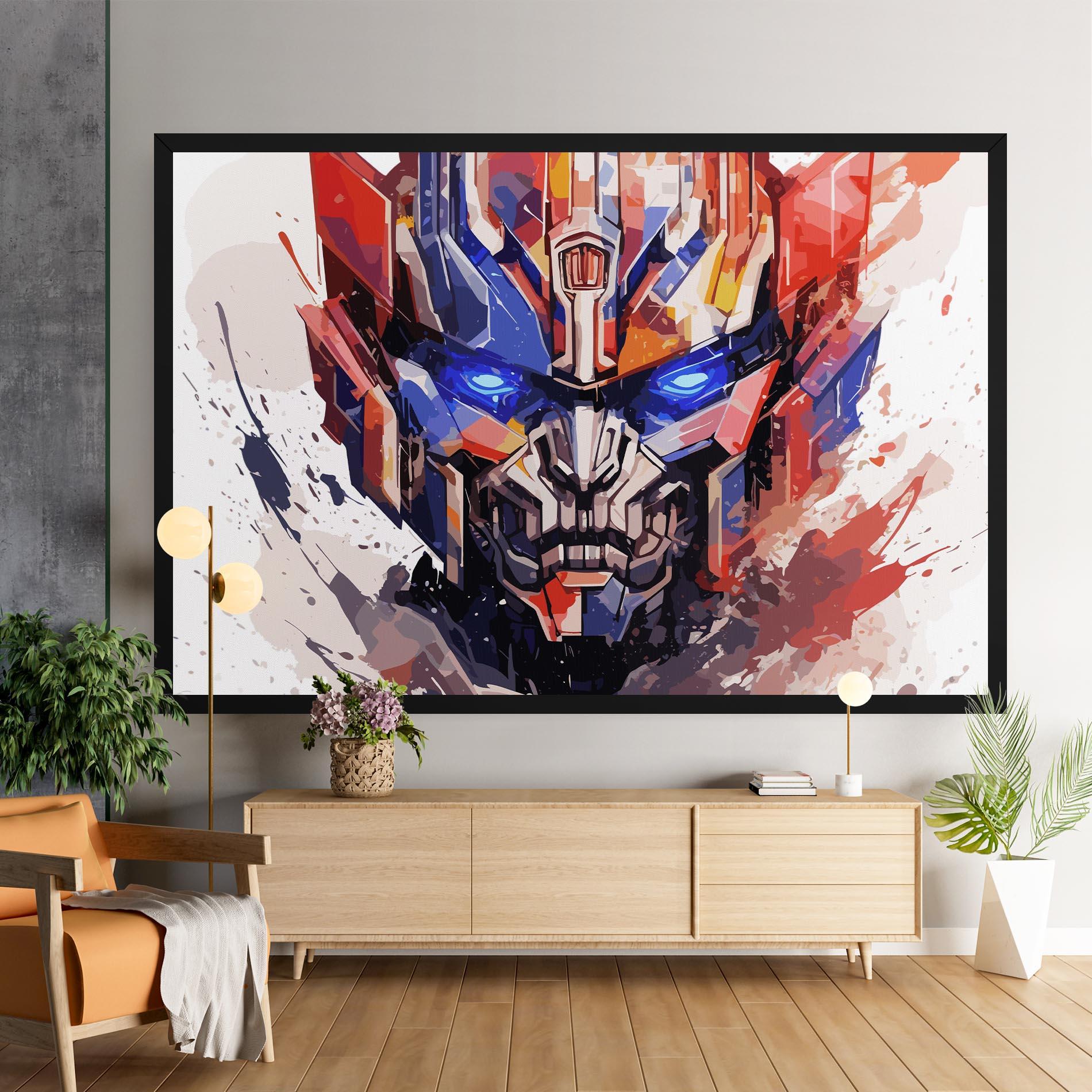 Obraz na Płótnie Optimus Prime Art mockup 9