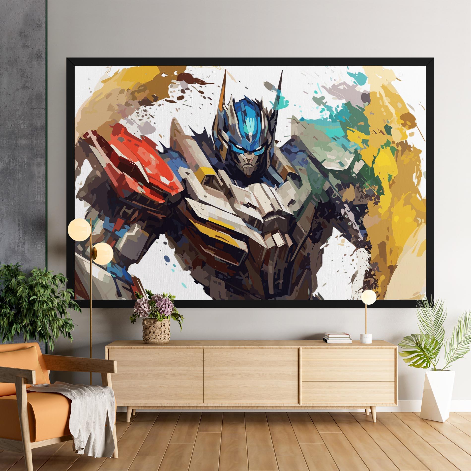 Obraz na Płótnie Transformers Splash mockup 9