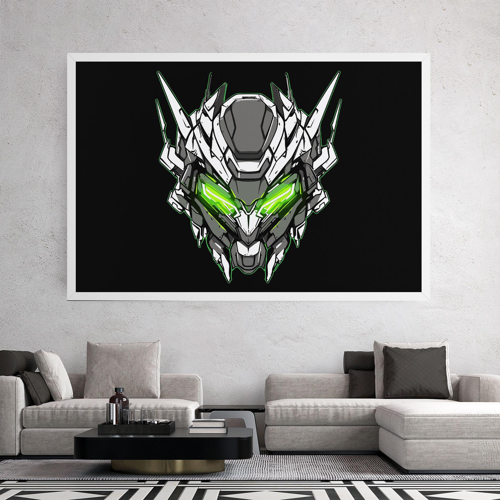 Obraz na Płótnie Neon Transformer mockup 2