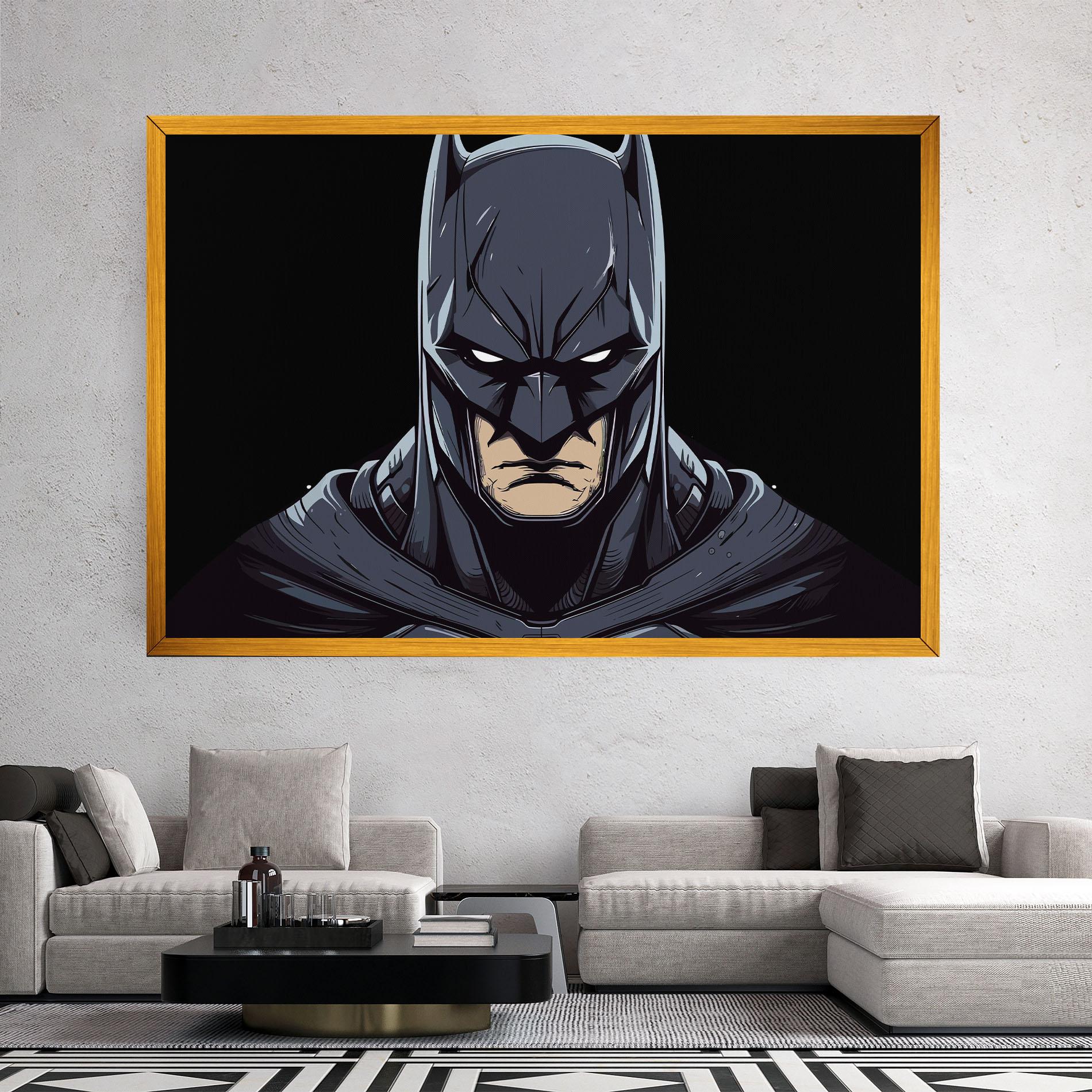 Obraz na Płótnie Batman Face mockup 2