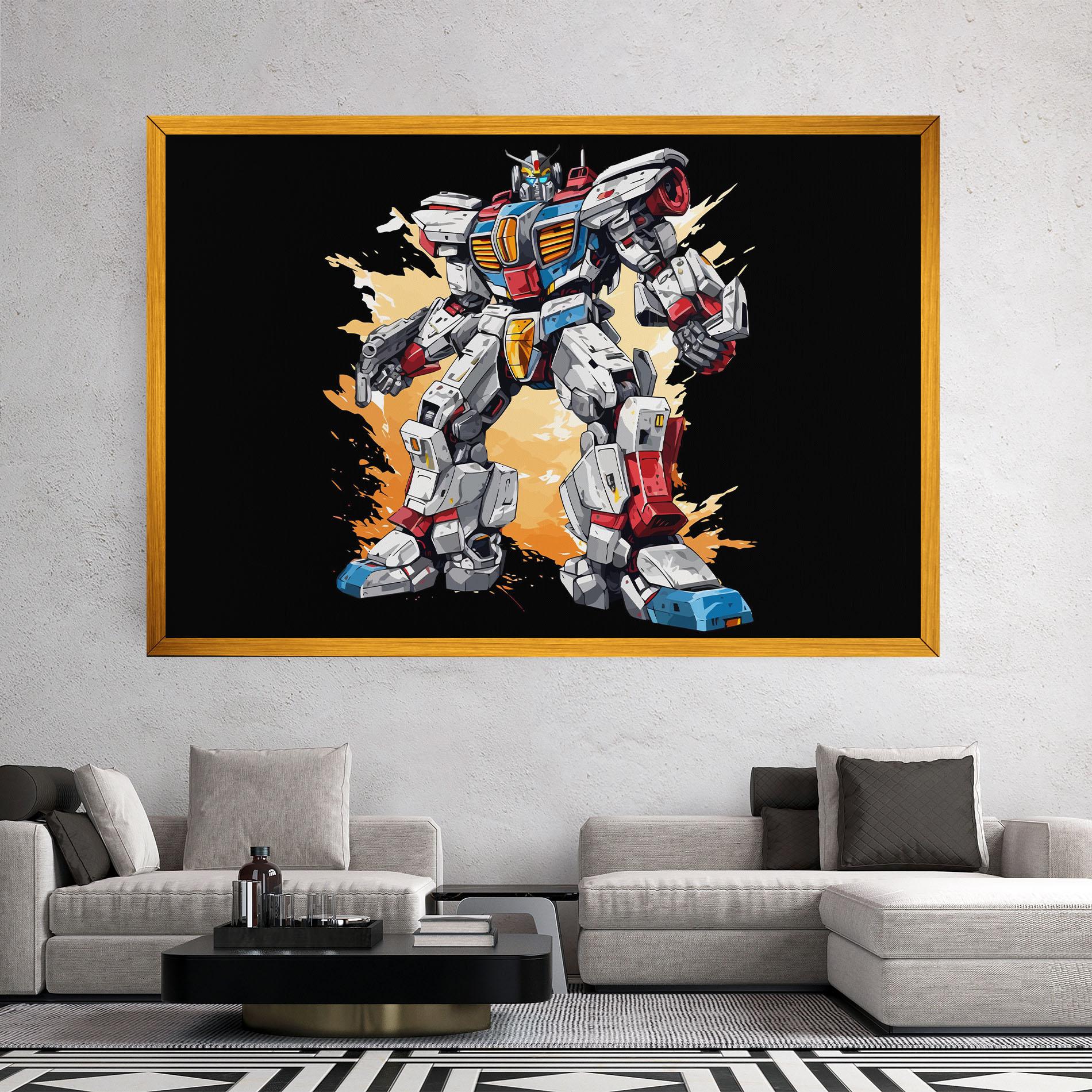 Obraz na Płótnie Crazy Robot mockup 2