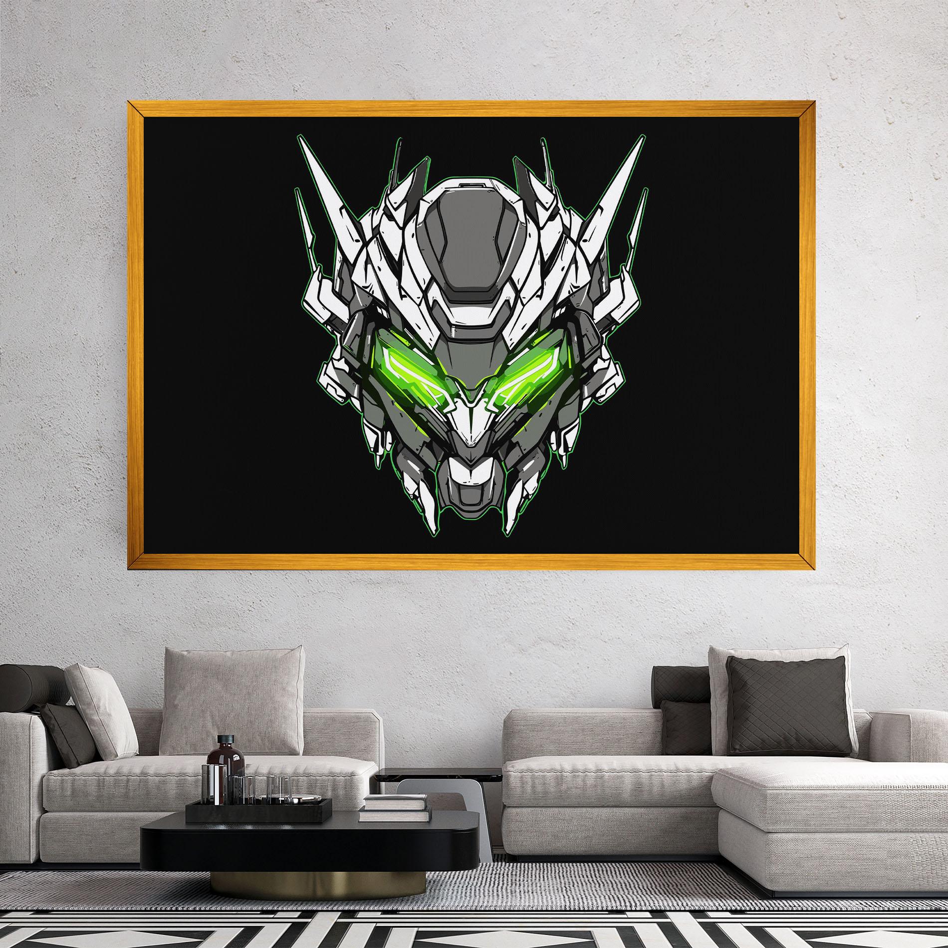 Obraz na Płótnie Neon Transformer mockup 2
