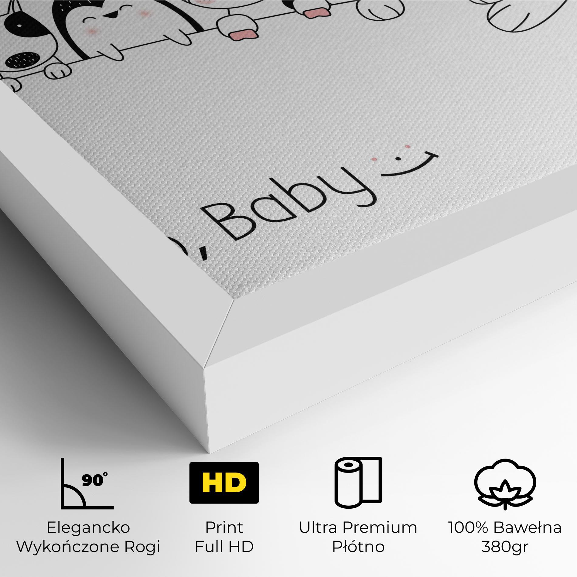 Obraz na Płótnie Hello Baby mockup 4