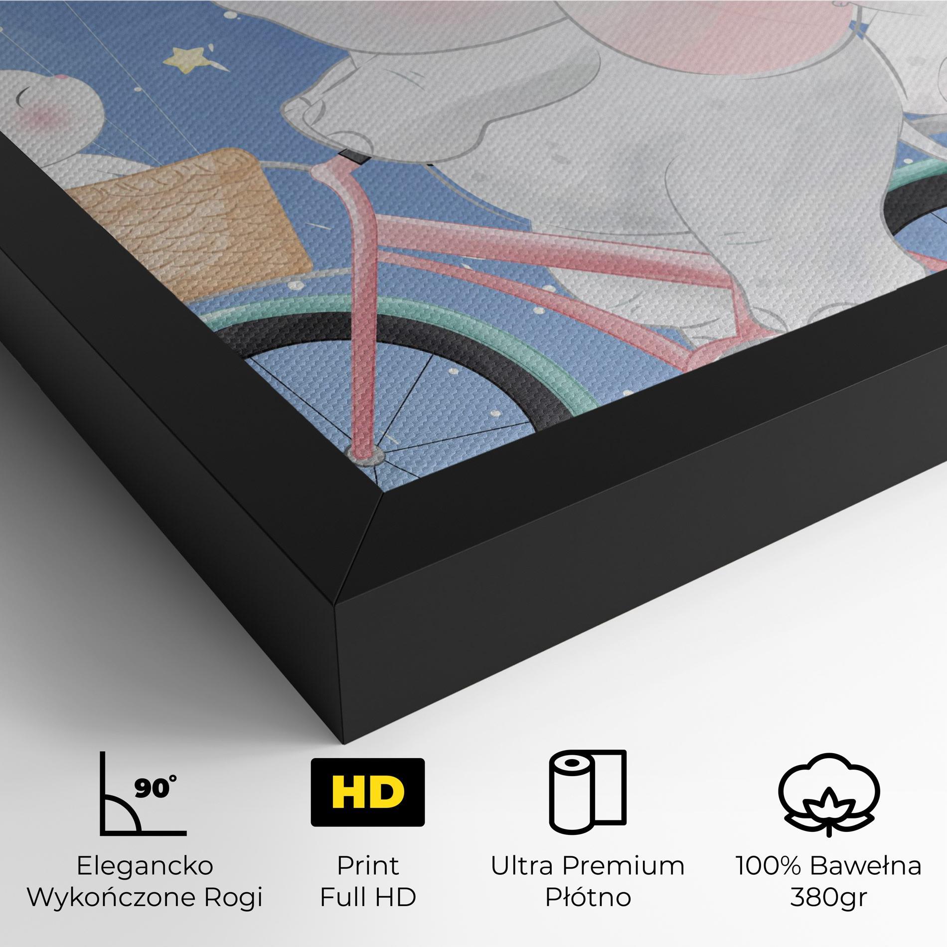 Obraz na Płótnie Bike Elephant mockup 4