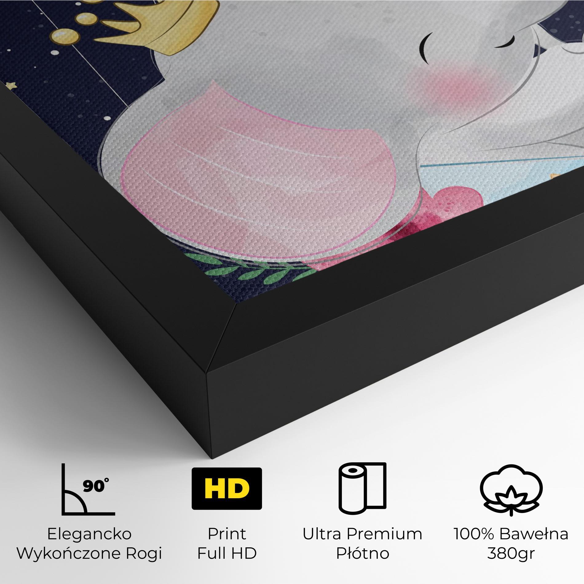 Obraz na Płótnie Elephant Cat mockup 4