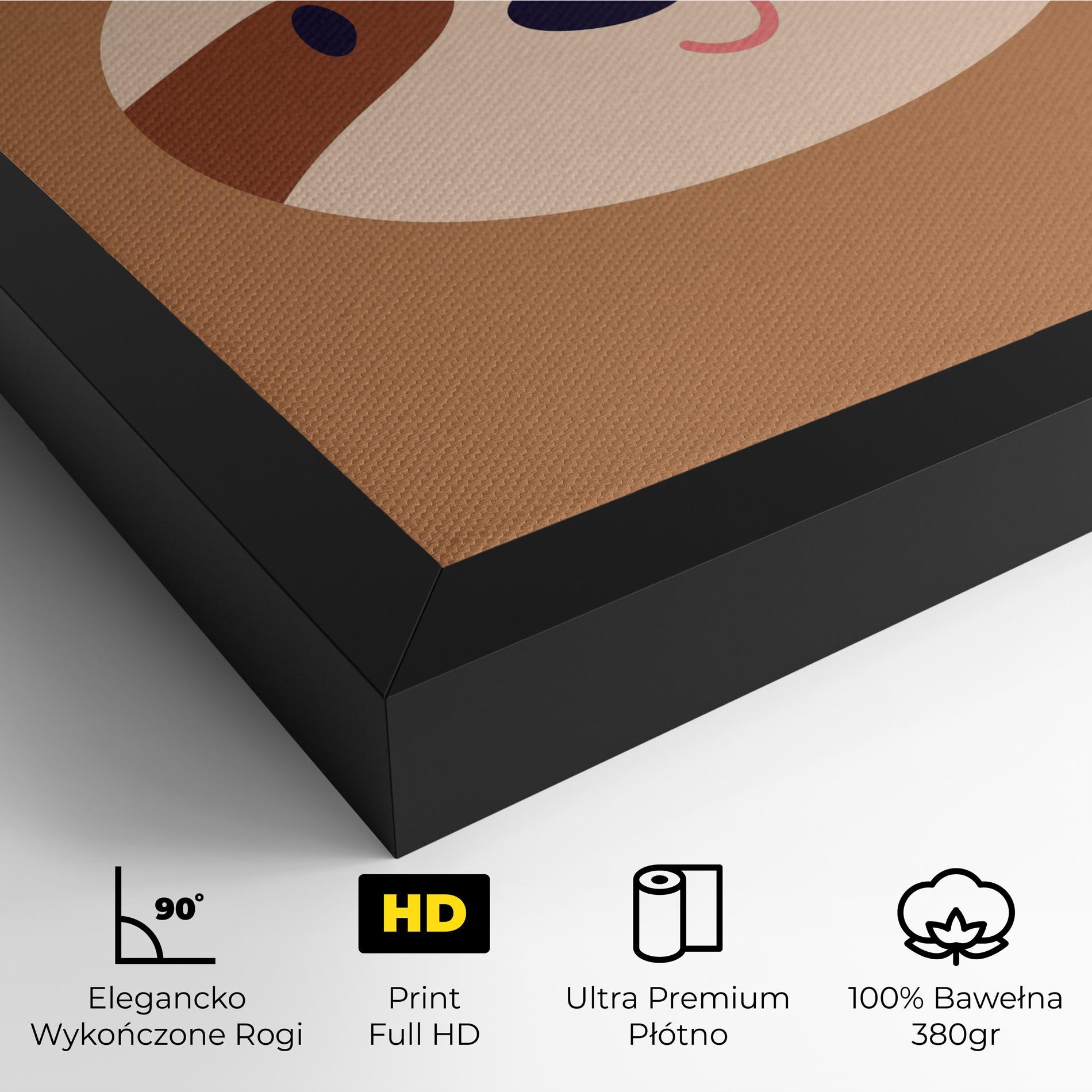 Obraz na Płótnie Sloth Face Portrait mockup 4