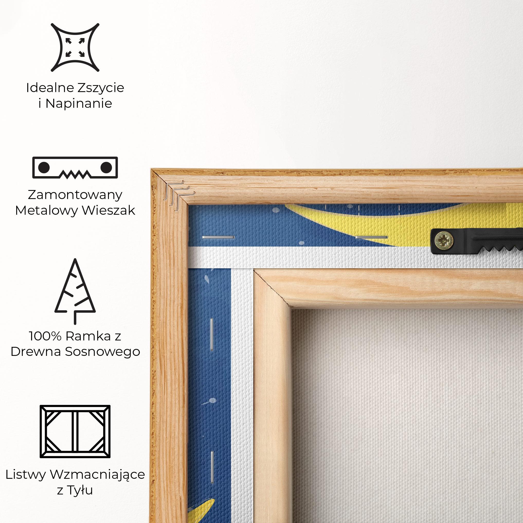 Obraz na Płótnie Cat Moon Star mockup 5