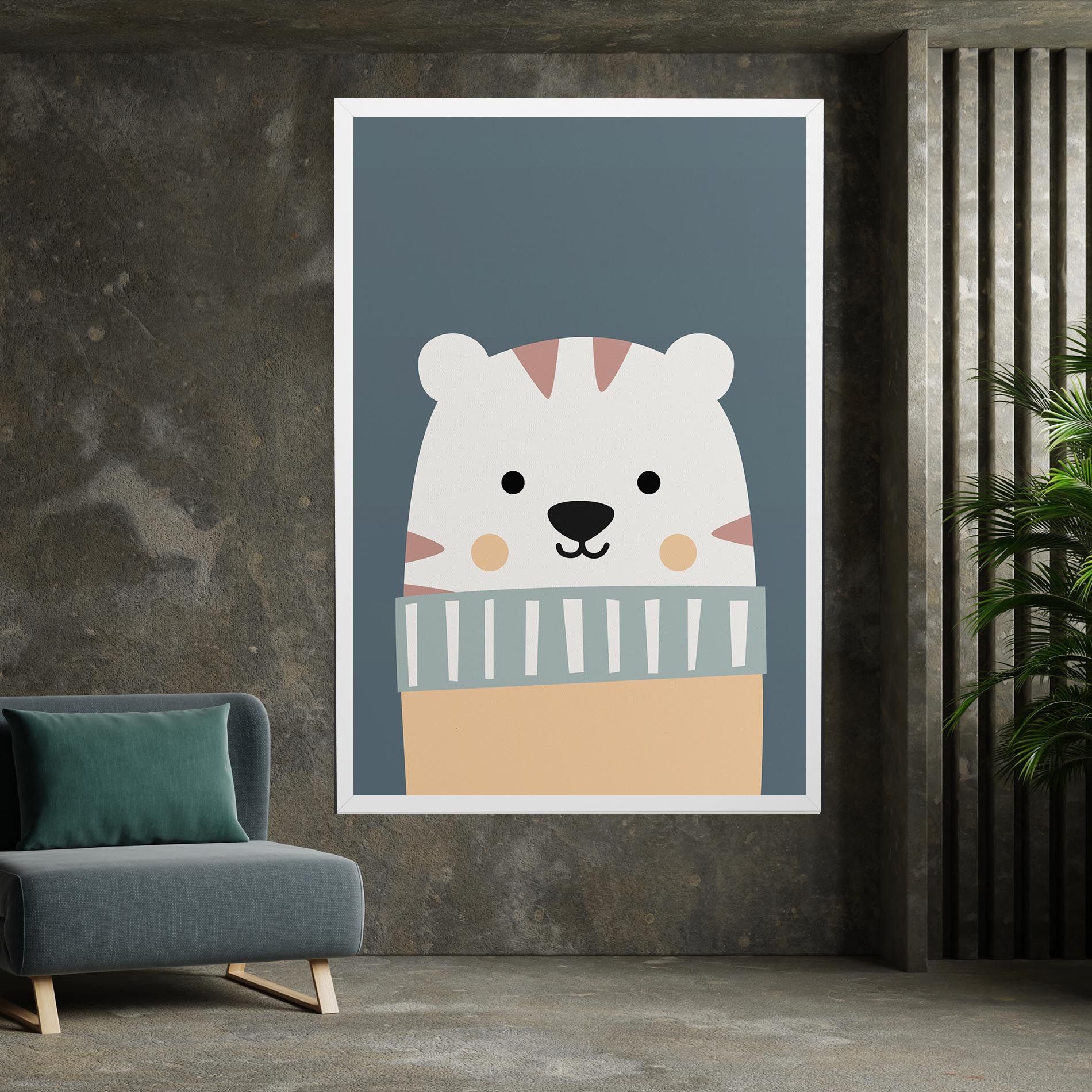 Cute White Tiger mockup 7
