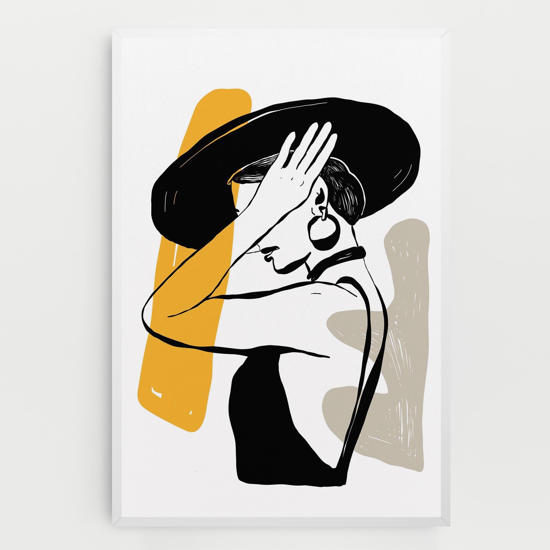 Obraz na Płótnie Big Earring mockup 0