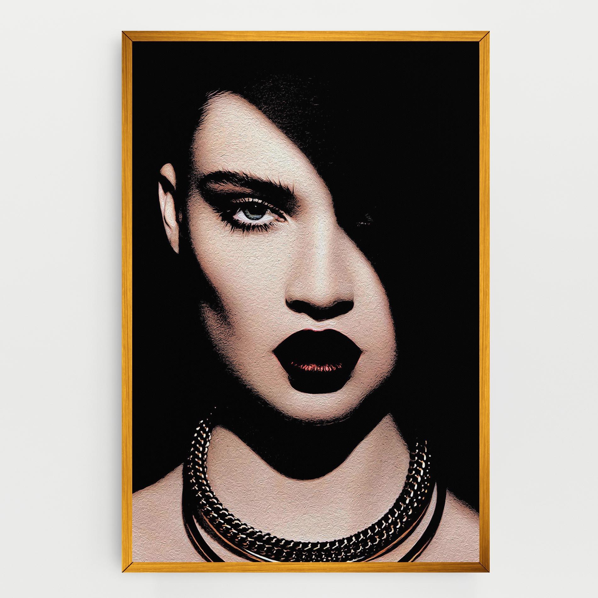 Obraz na Płótnie Gold Necklace mockup 0