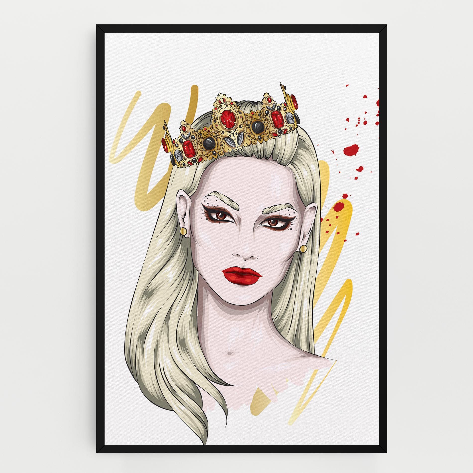 Gold Crown Woman mockup 0