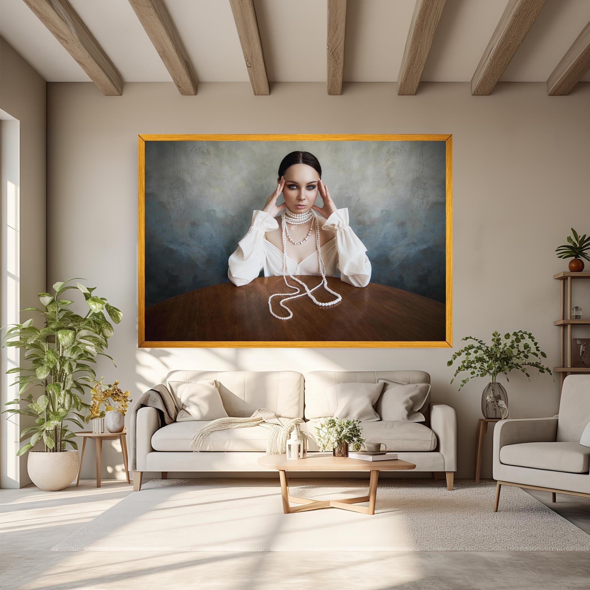 Obraz na Płótnie Boho Clothing Necklace mockup 6