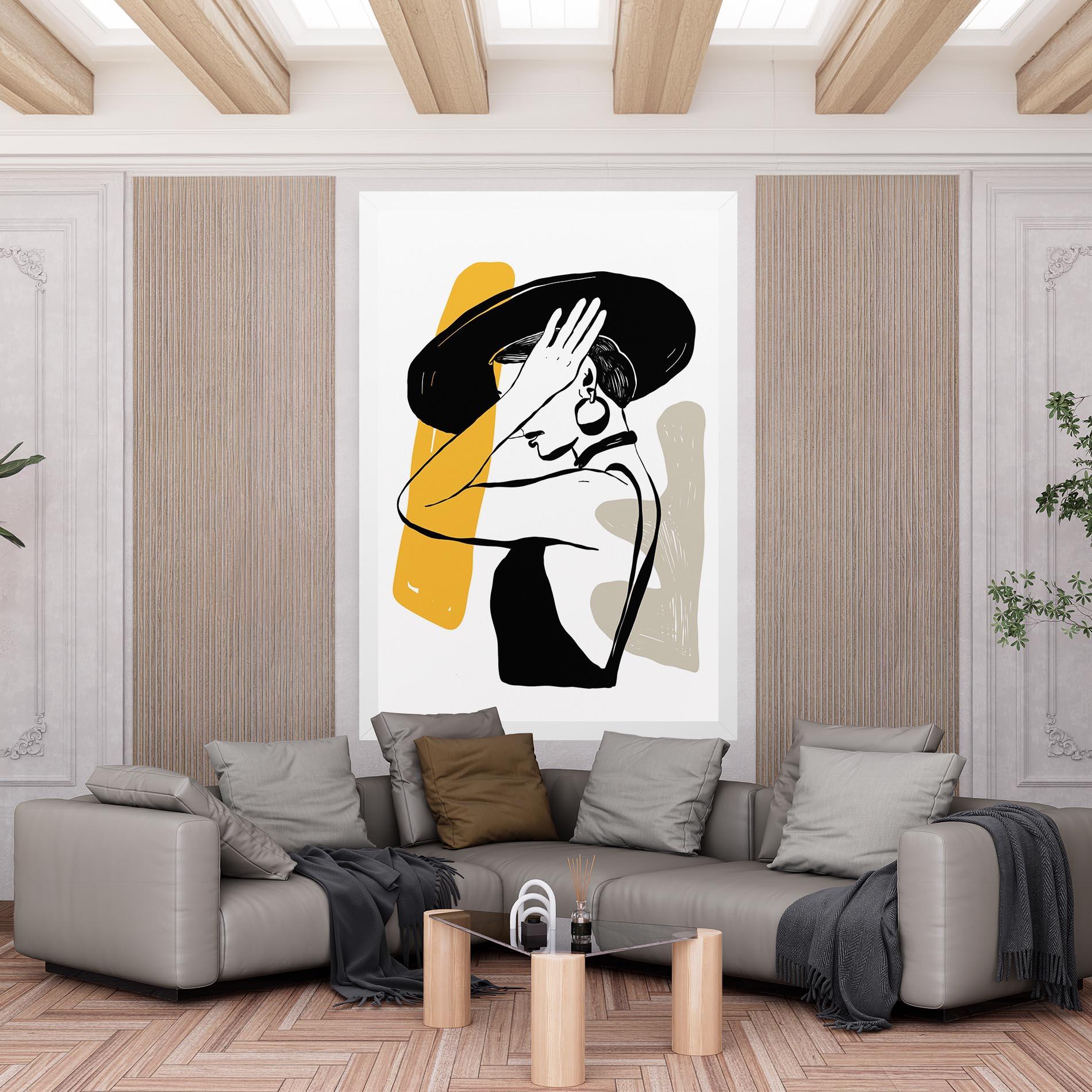 Obraz na Płótnie Big Earring mockup 6