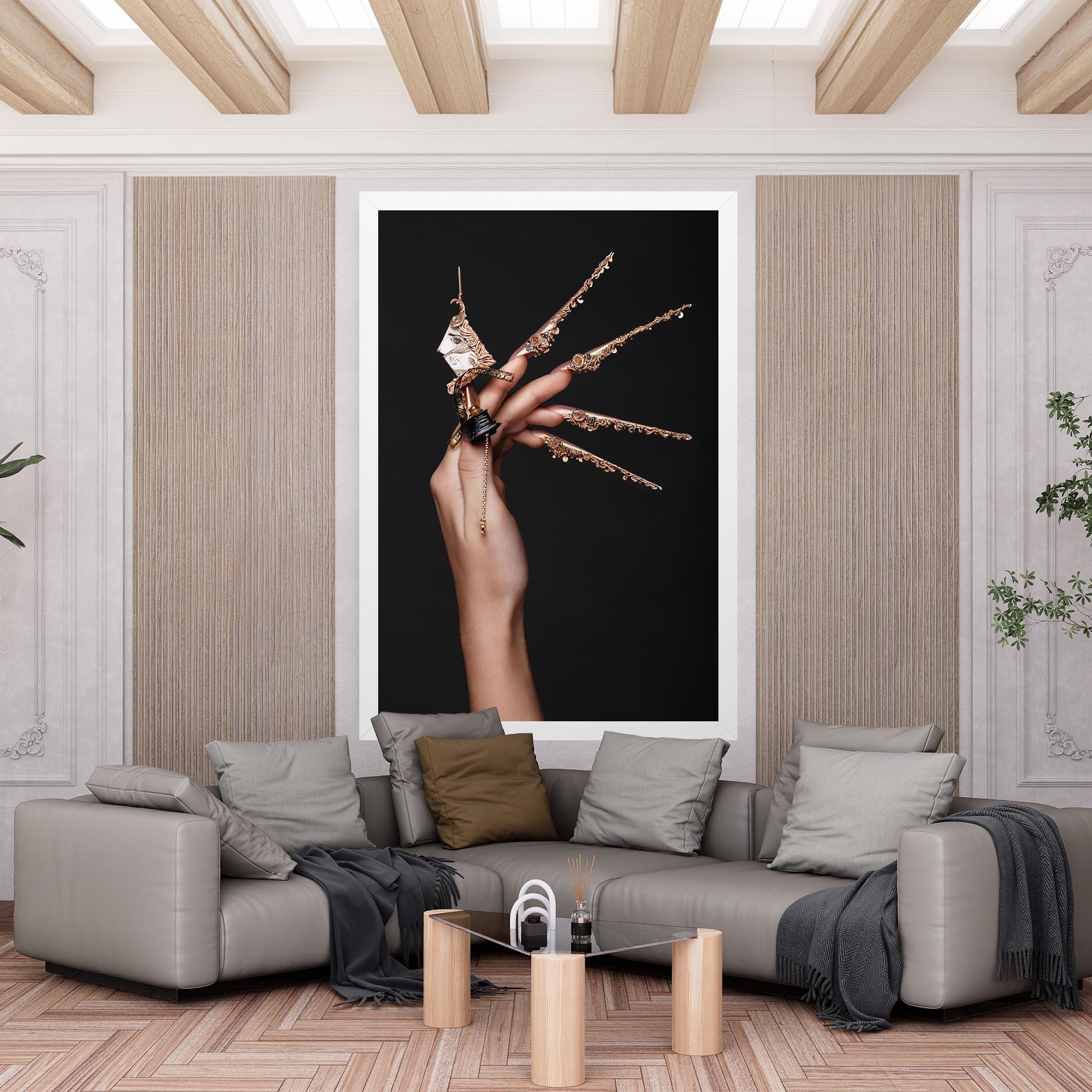 Obraz na Płótnie Creative Design Nails mockup 6