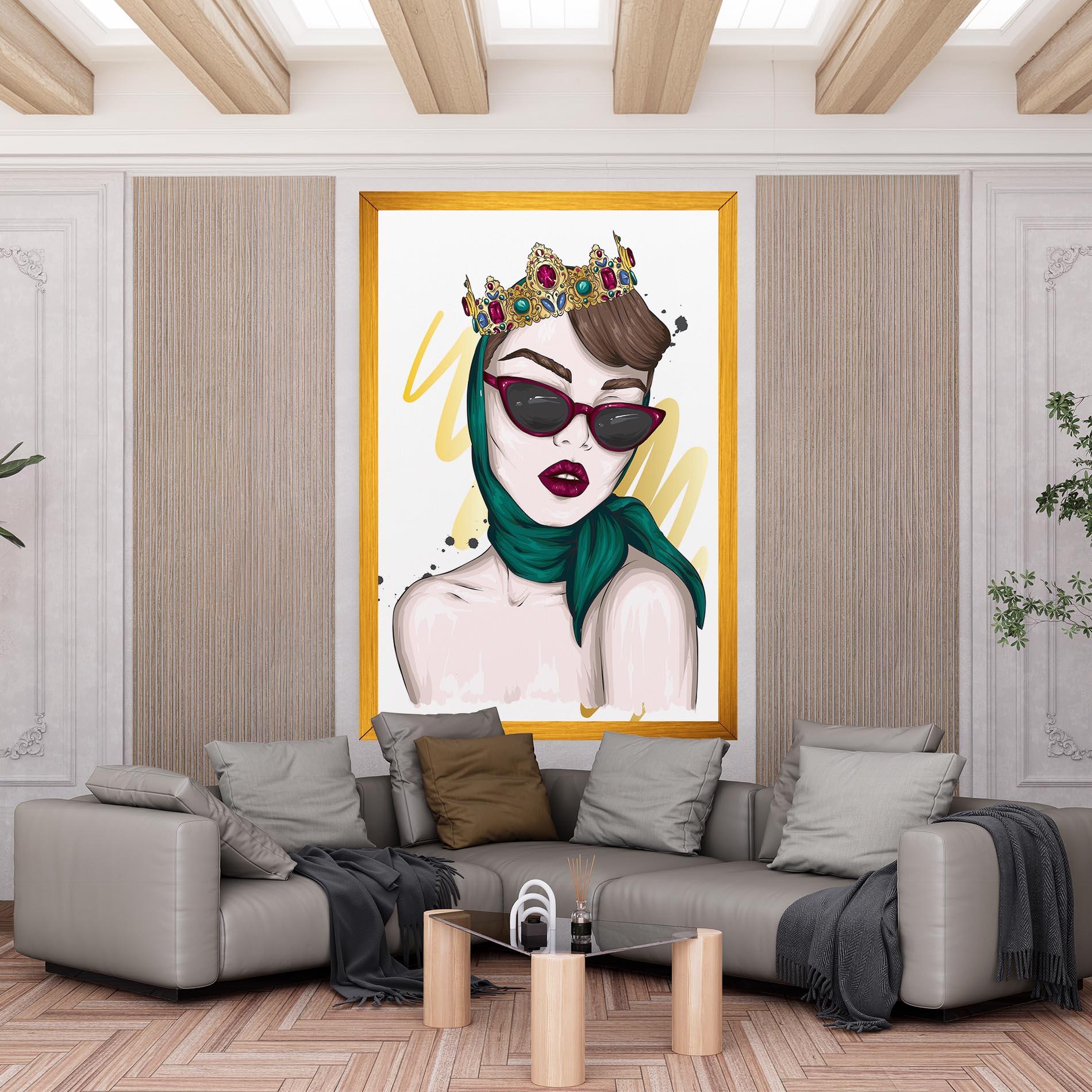 Obraz na Płótnie Diva Crown mockup 6