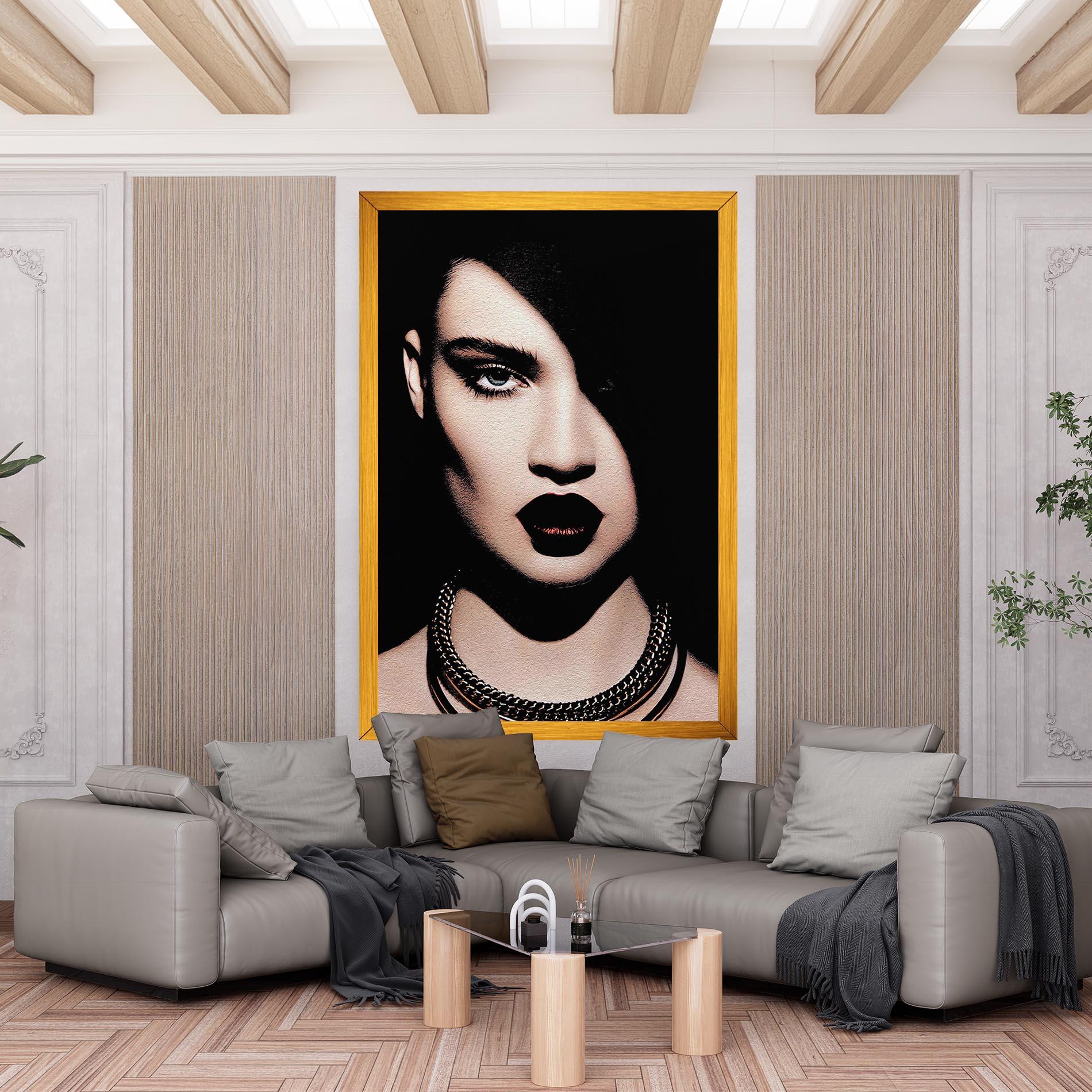 Obraz na Płótnie Gold Necklace mockup 6