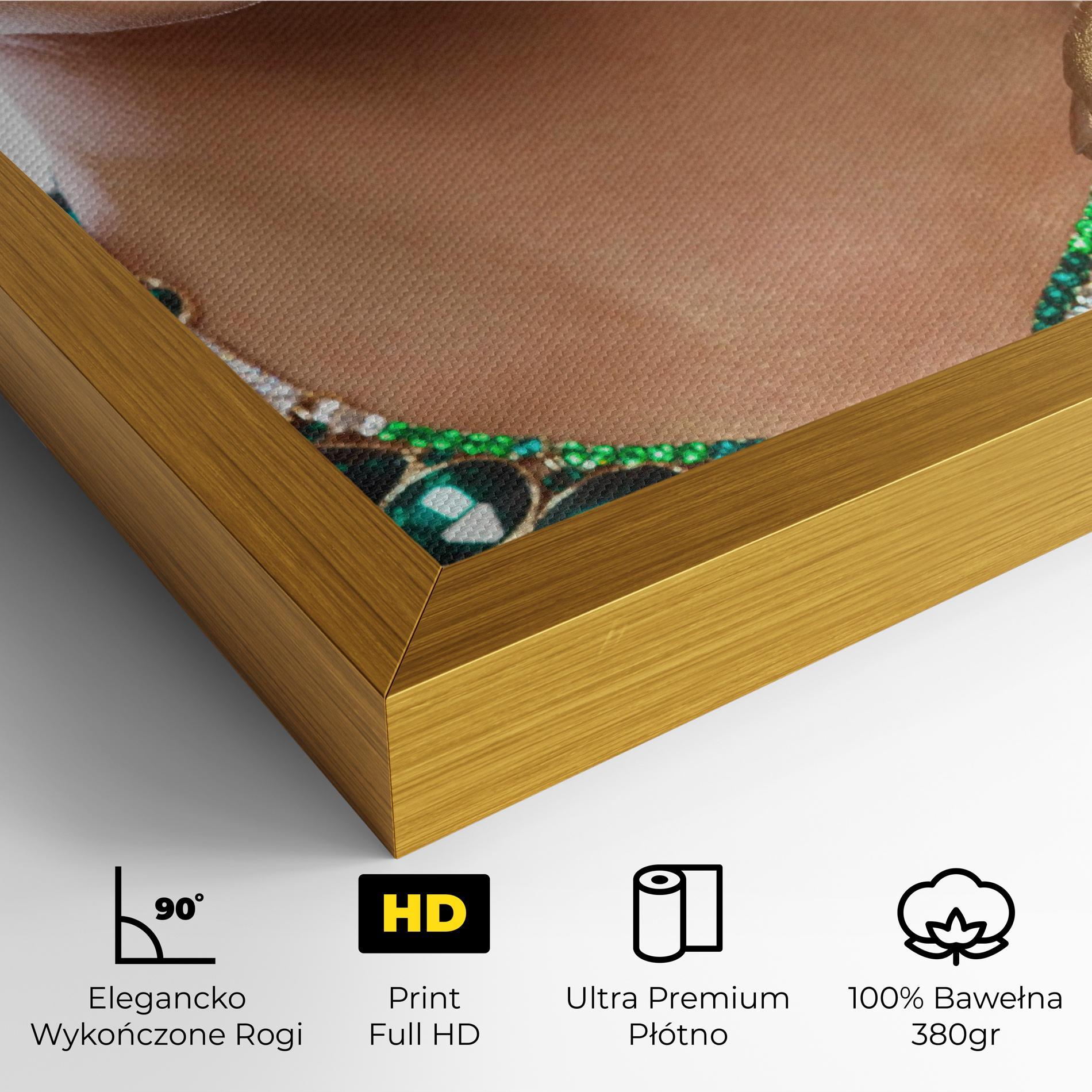 Obraz na Płótnie Green Accessory mockup 4