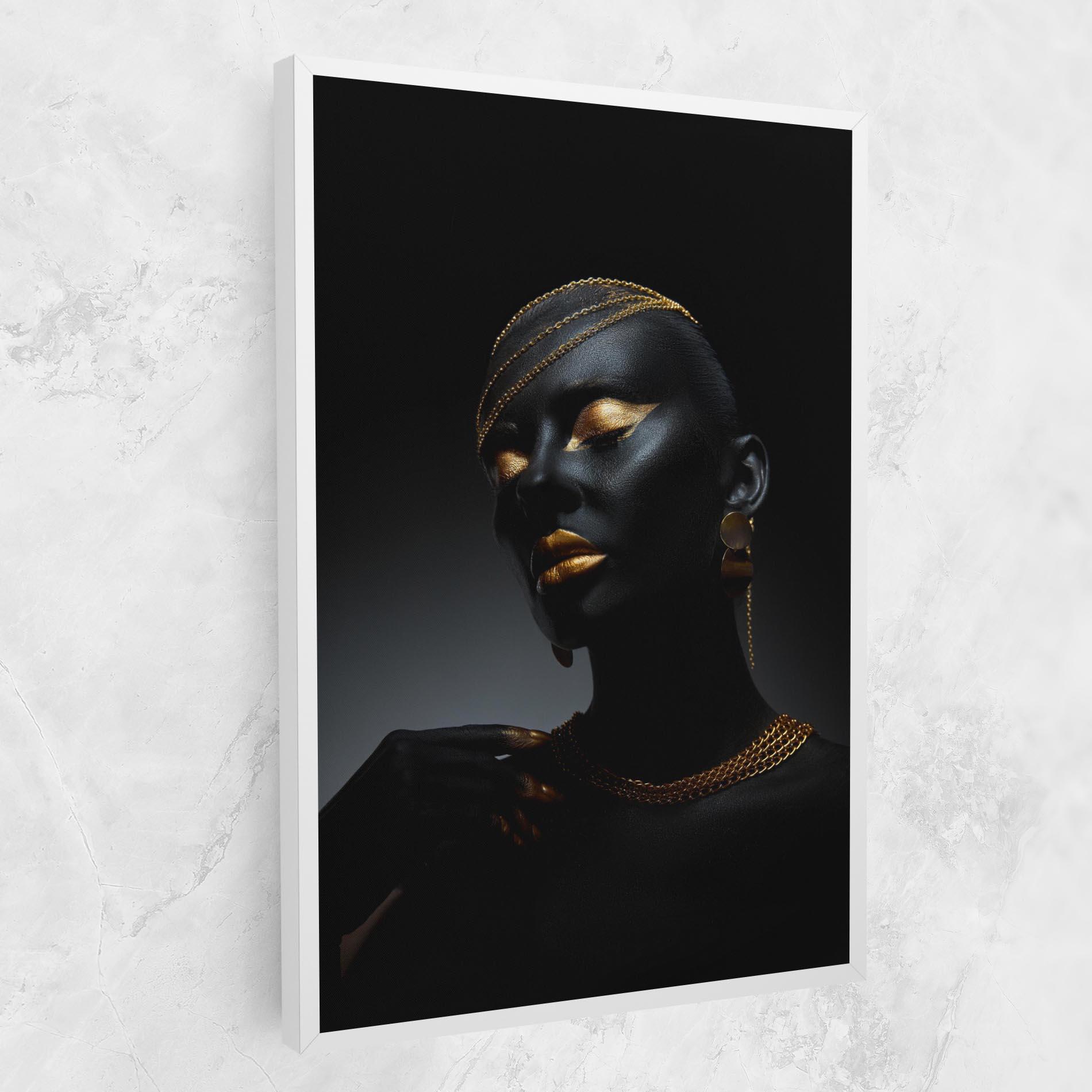 Obraz na Płótnie Beauty Gold mockup 1